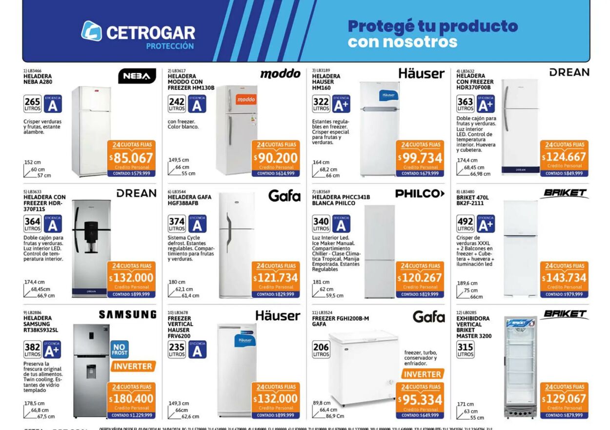 Folleto Cetrogar 04.04.2024 - 14.04.2024