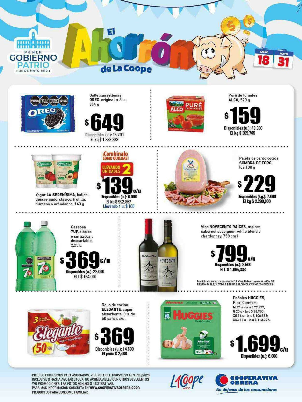 Folleto Cooperativa obrera 18.05.2023 - 31.05.2023