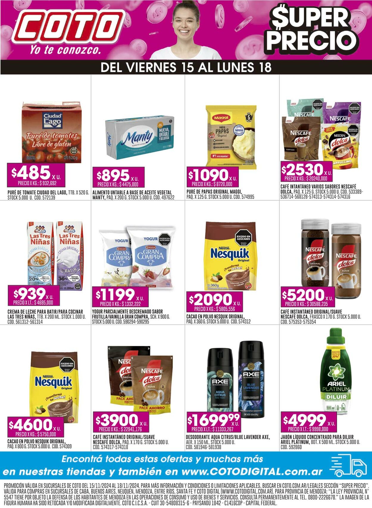 Folleto Coto - Ofertas | Supermercados COTO 18 nov., 2024 - 8 dic., 2024