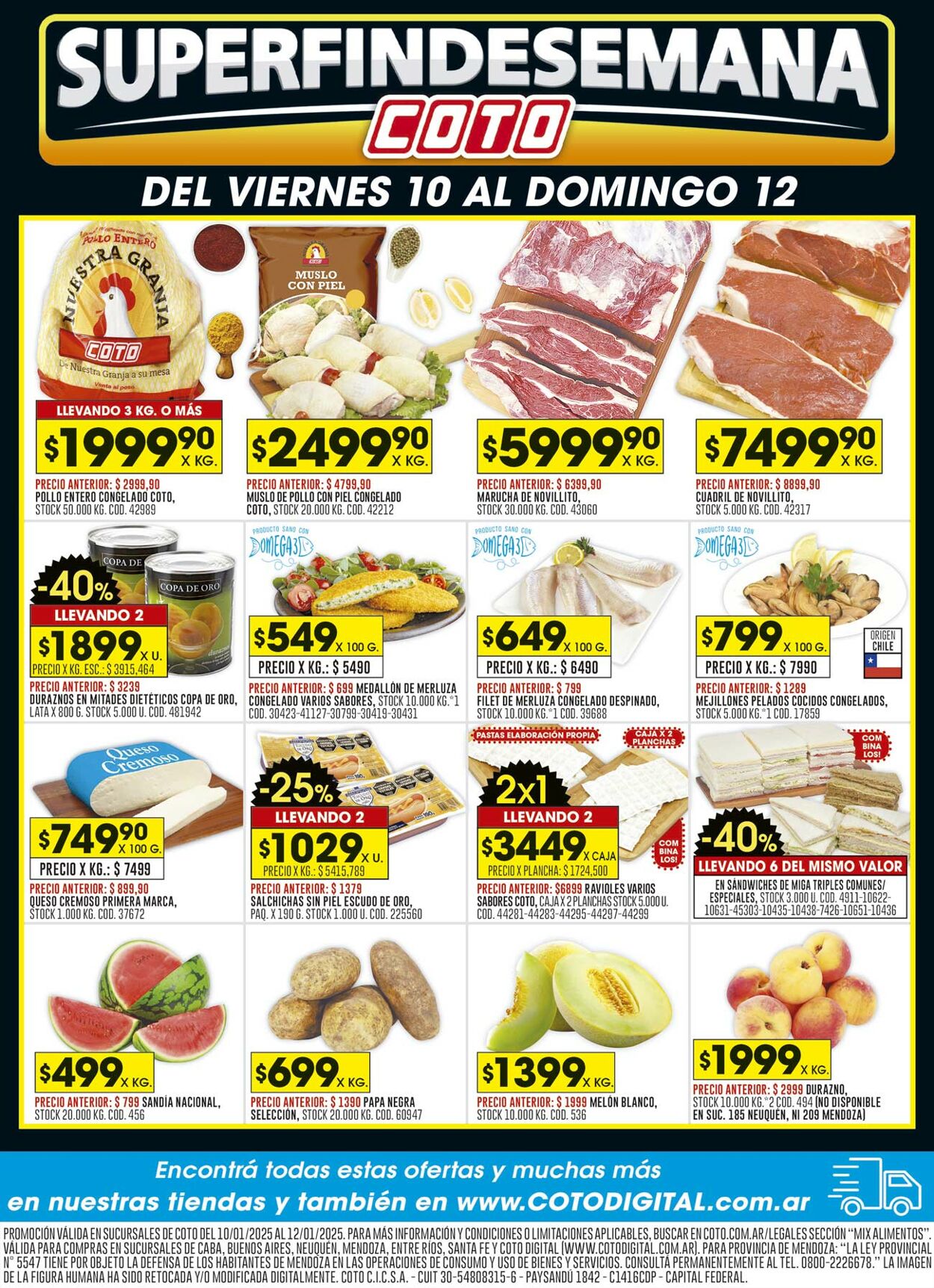 Folleto Coto - Ofertas | Supermercados COTO 12 ene., 2025 - 26 ene., 2025