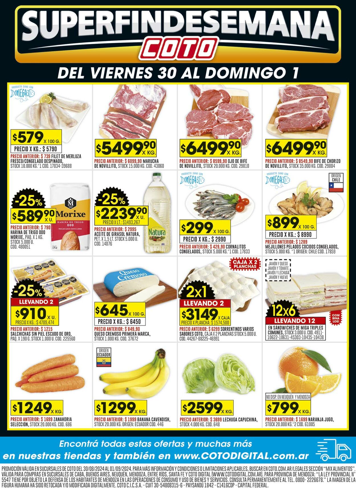 Folleto Coto - Ofertas | Supermercados COTO 2 sep., 2024 - 1 oct., 2024