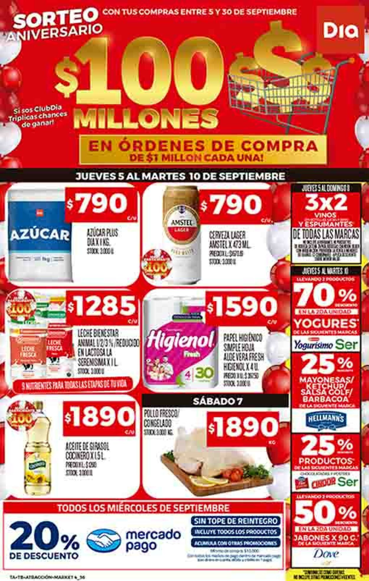 Dia Folletos promocionales