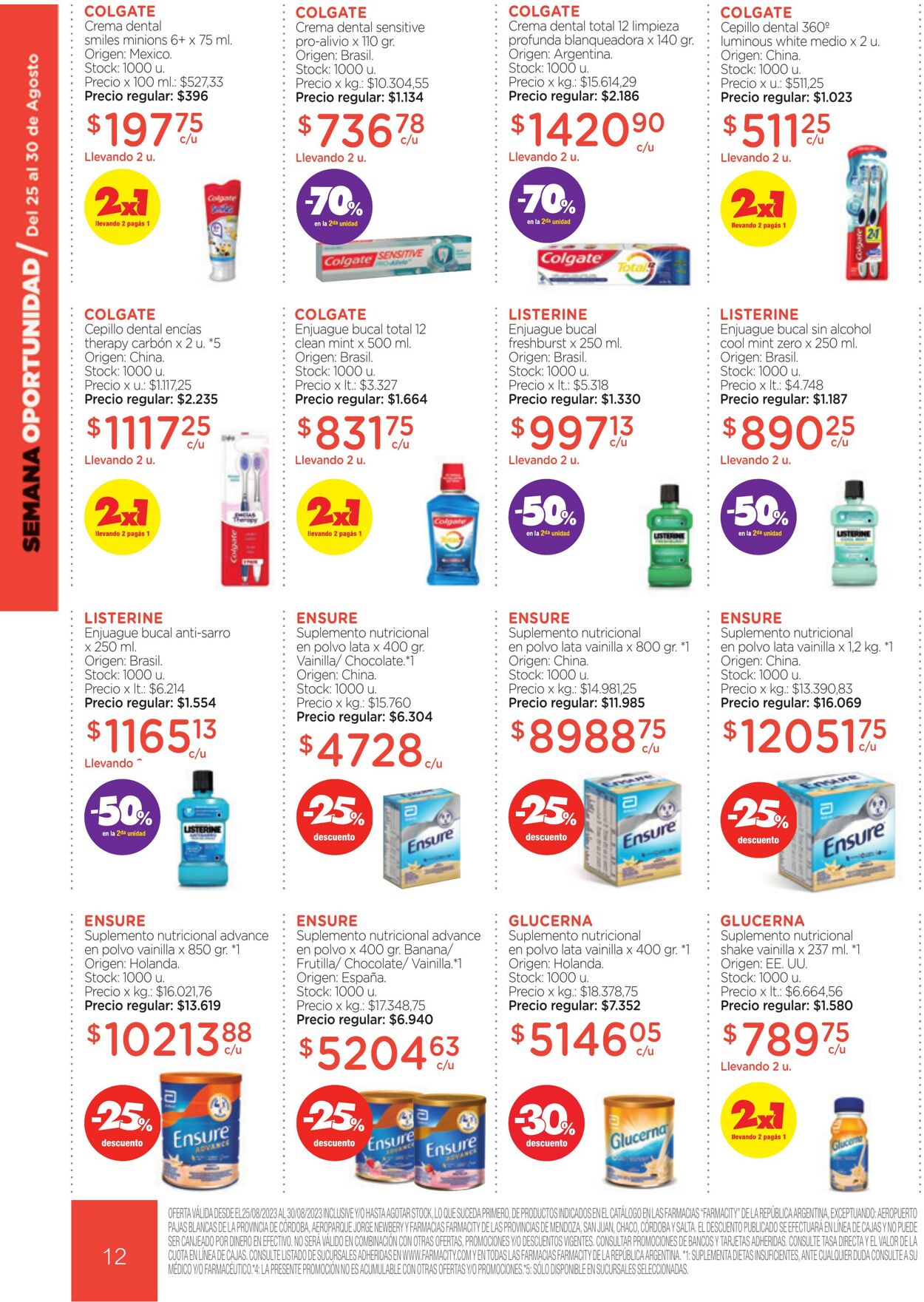 Folleto Farmacity 01.08.2023 - 31.08.2023