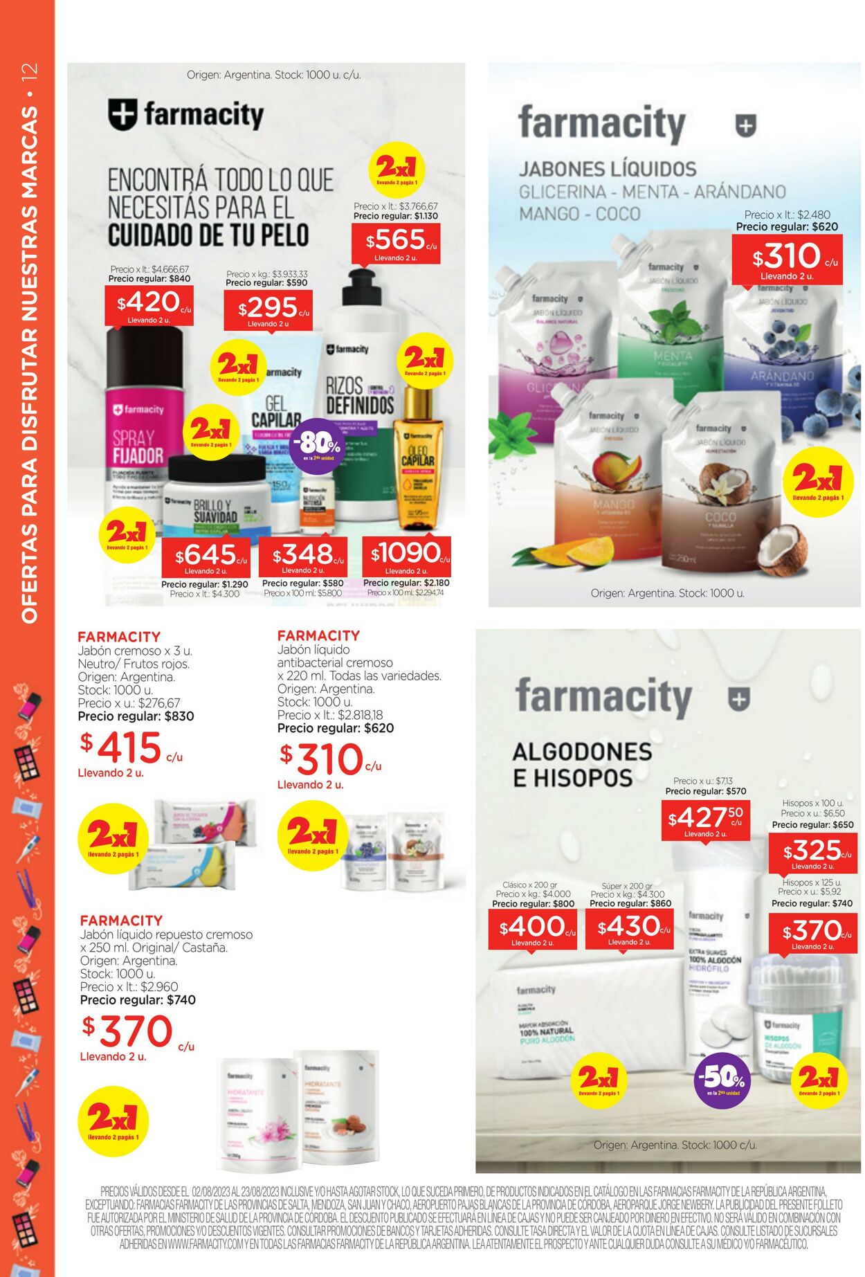 Folleto Farmacity 01.08.2023 - 31.08.2023