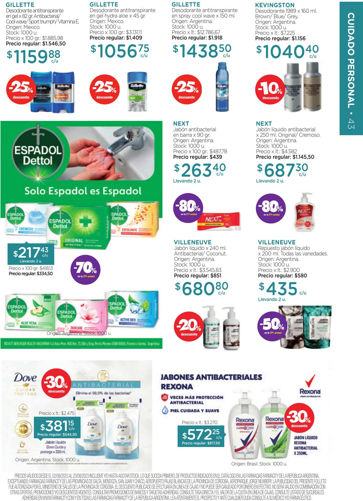 Folleto Farmacity 01.08.2023 - 31.08.2023