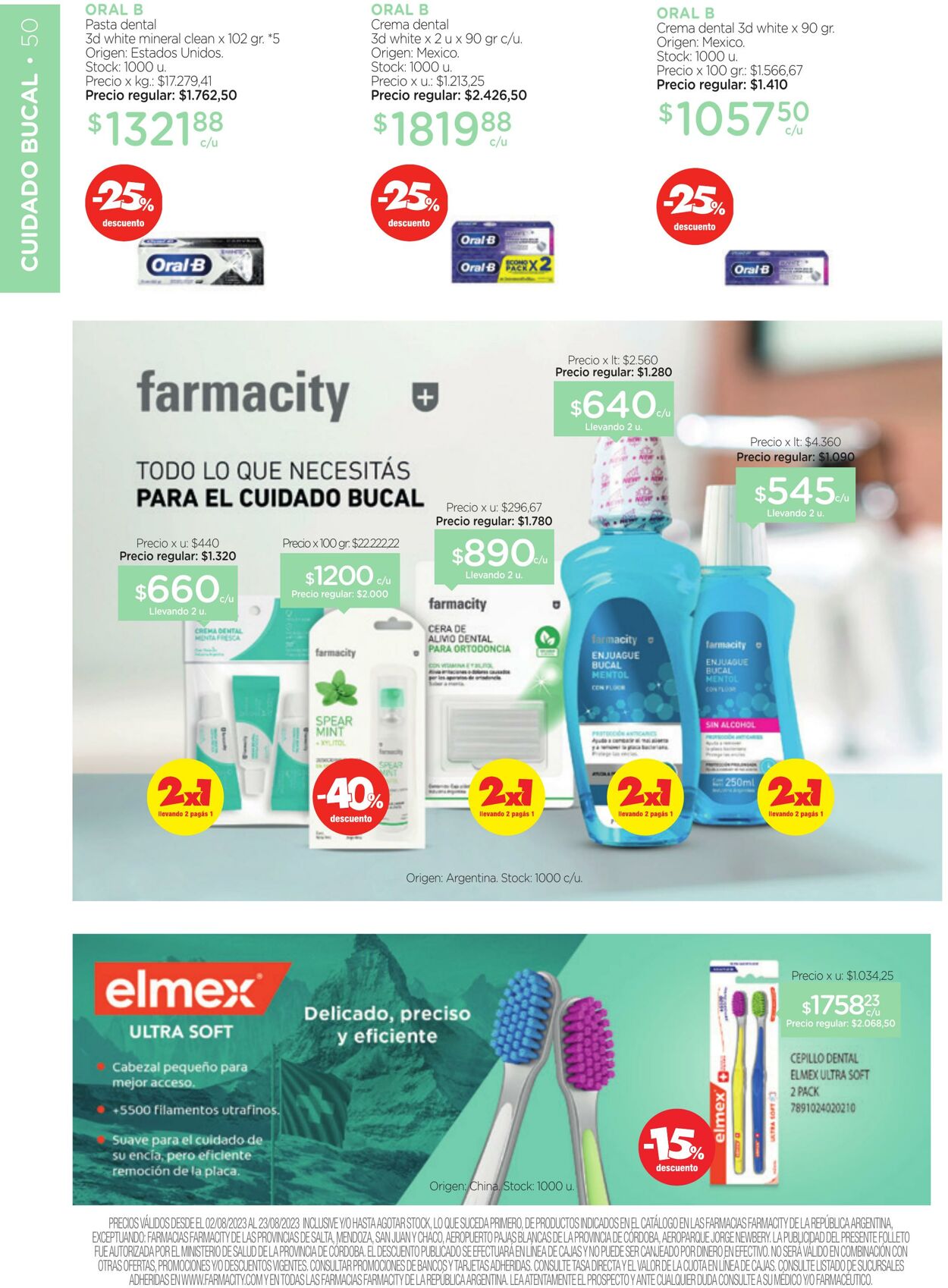 Folleto Farmacity 01.08.2023 - 31.08.2023