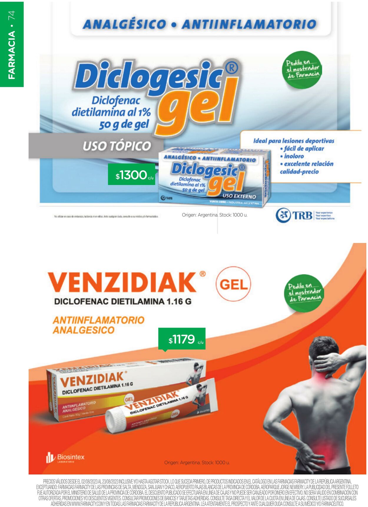 Folleto Farmacity 01.08.2023 - 31.08.2023