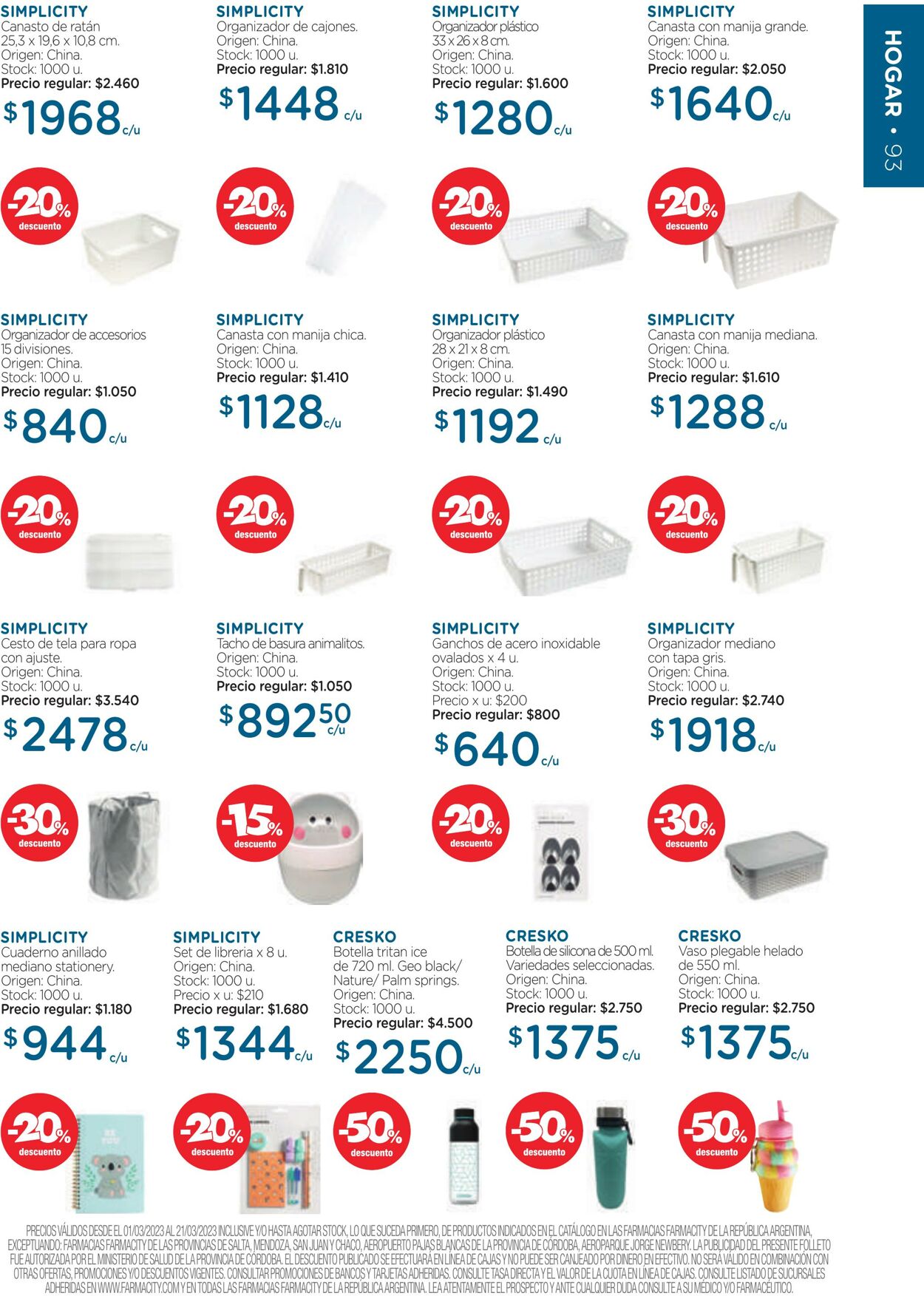 Folleto Farmacity 01.03.2023 - 21.03.2023