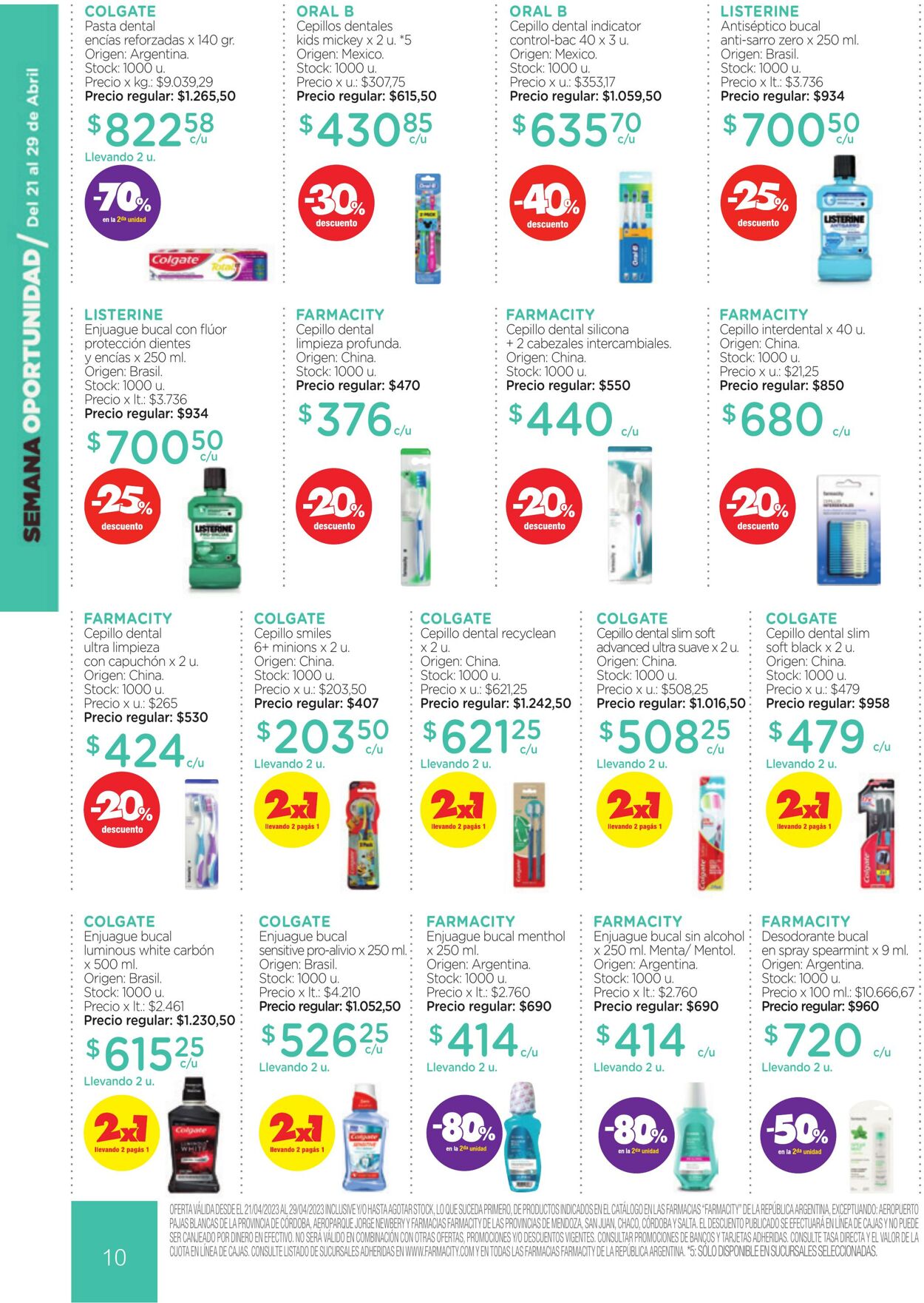 Folleto Farmacity 21.04.2023 - 29.04.2023