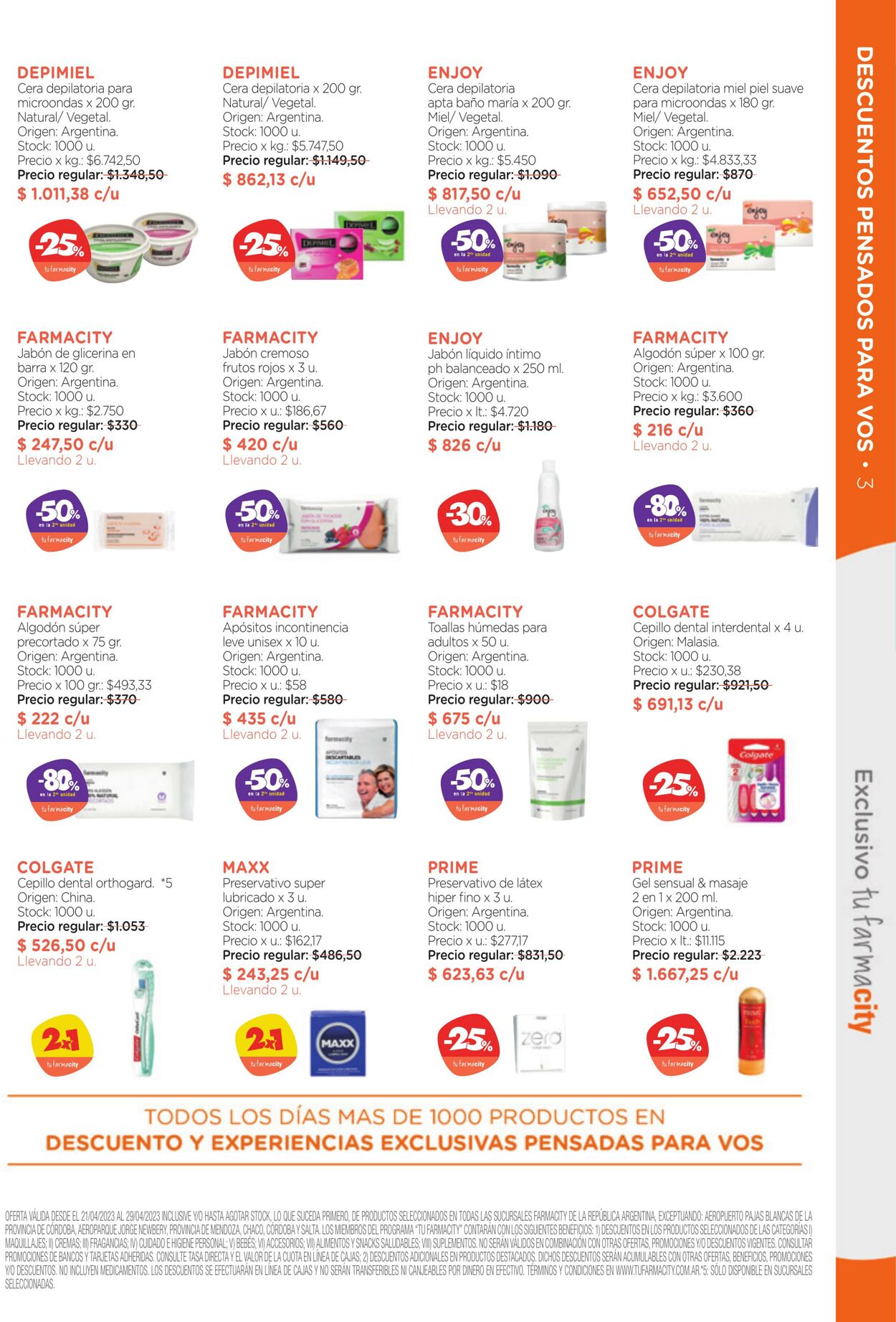 Folleto Farmacity 21.04.2023 - 29.04.2023