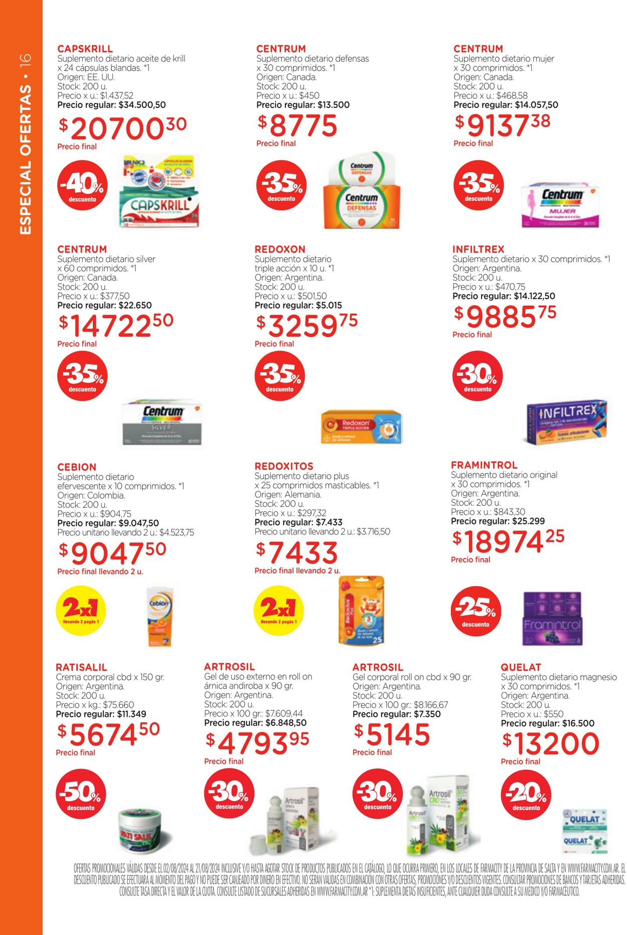 Folleto Farmacity 01.08.2024 - 31.08.2024