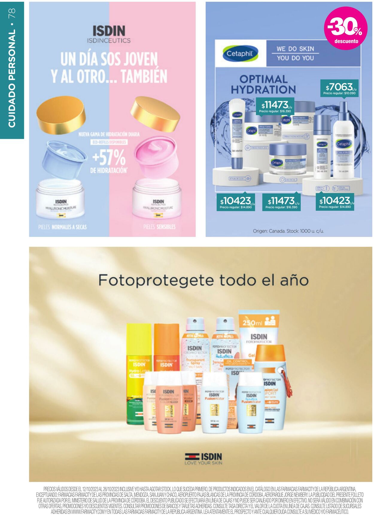 Folleto Farmacity 01.10.2023 - 31.10.2023