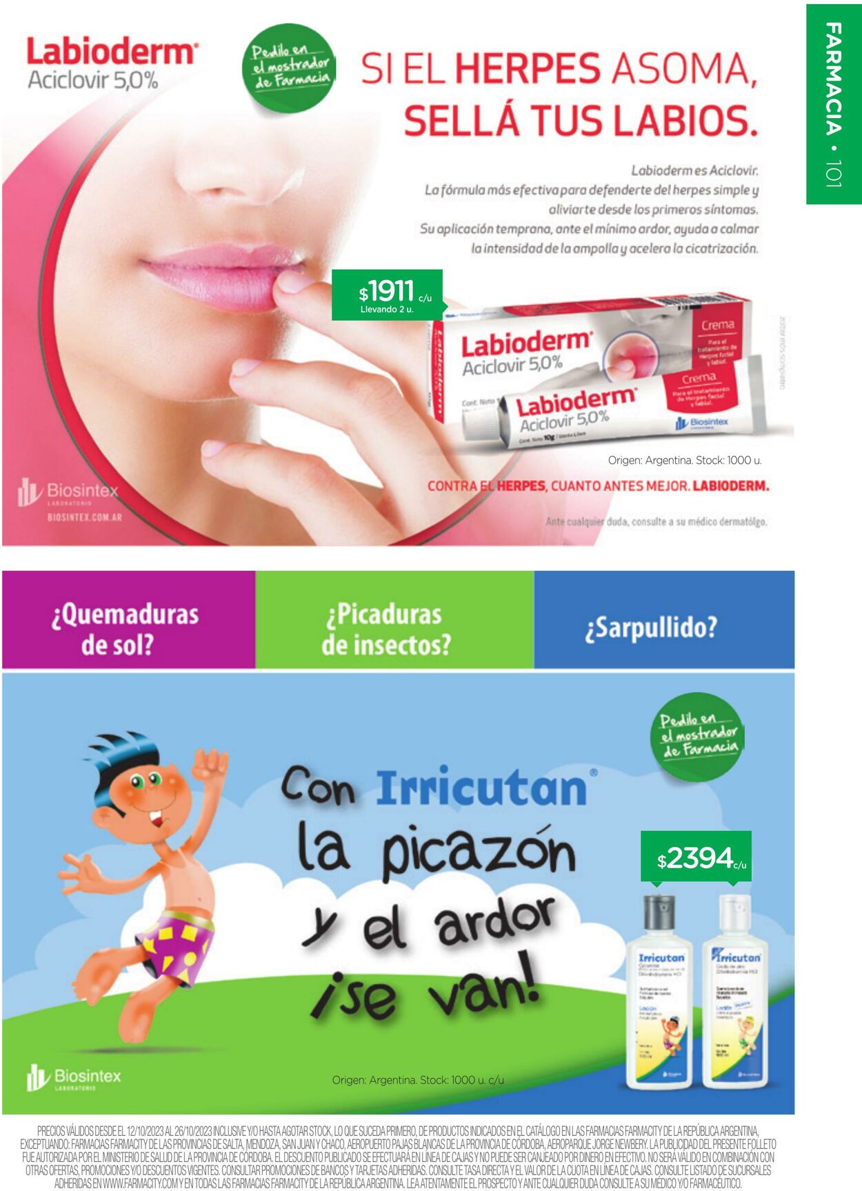 Folleto Farmacity 01.10.2023 - 31.10.2023