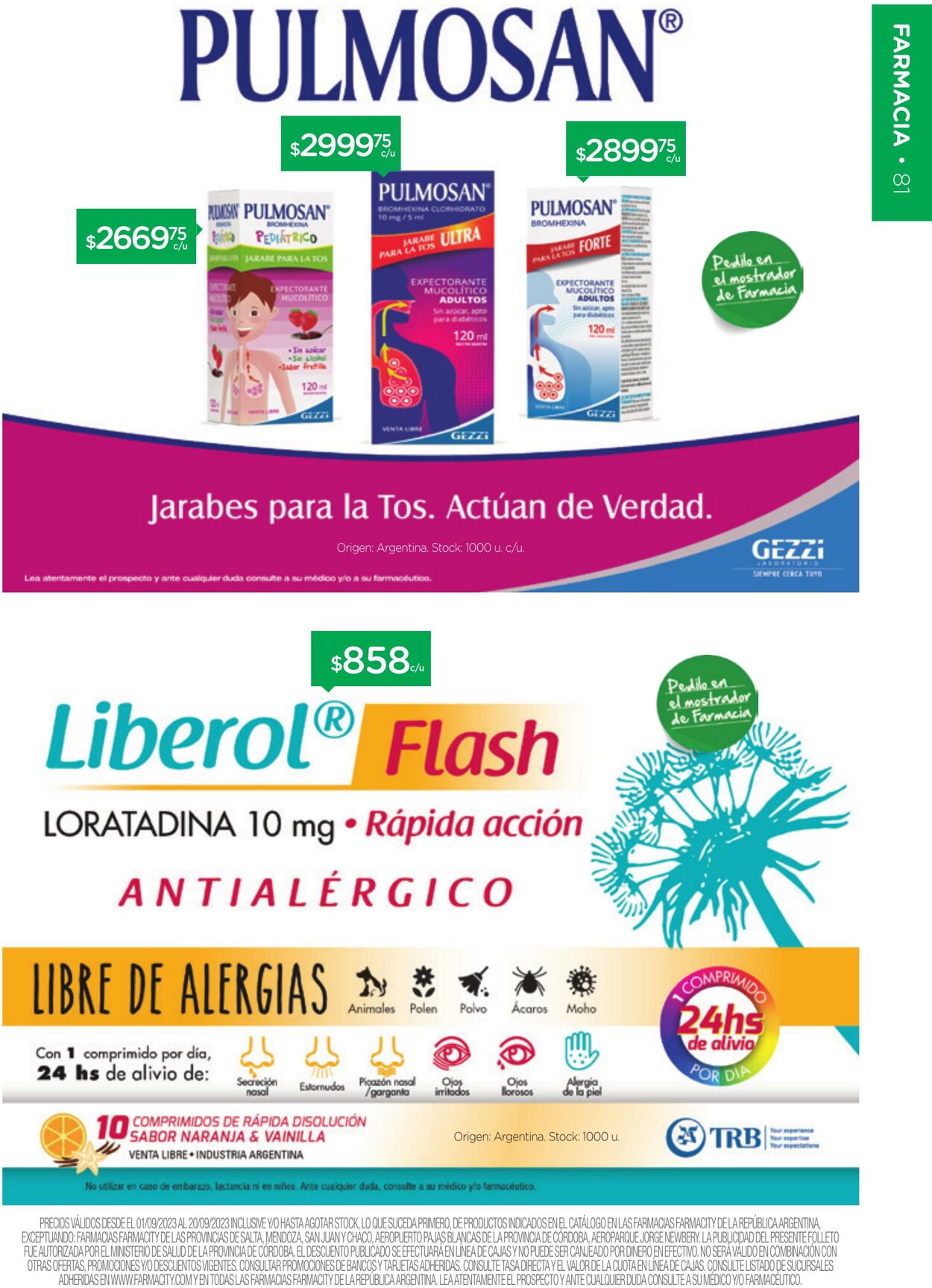 Folleto Farmacity 01.09.2023 - 30.09.2023