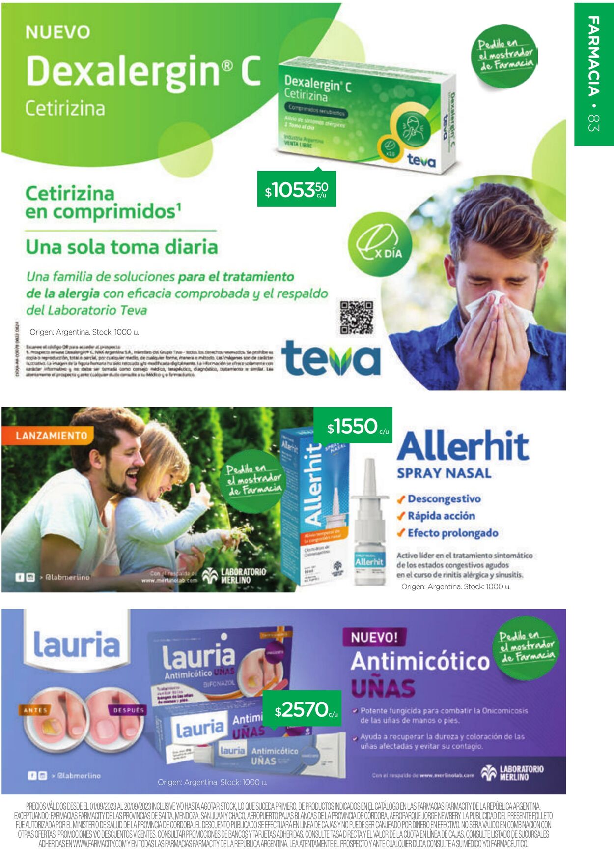 Folleto Farmacity 01.09.2023 - 30.09.2023