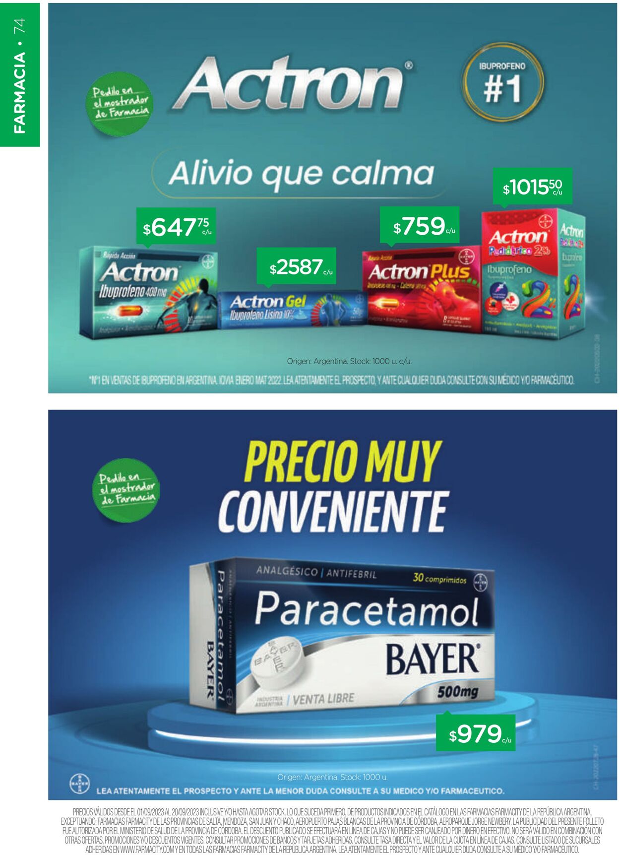 Folleto Farmacity 01.09.2023 - 30.09.2023