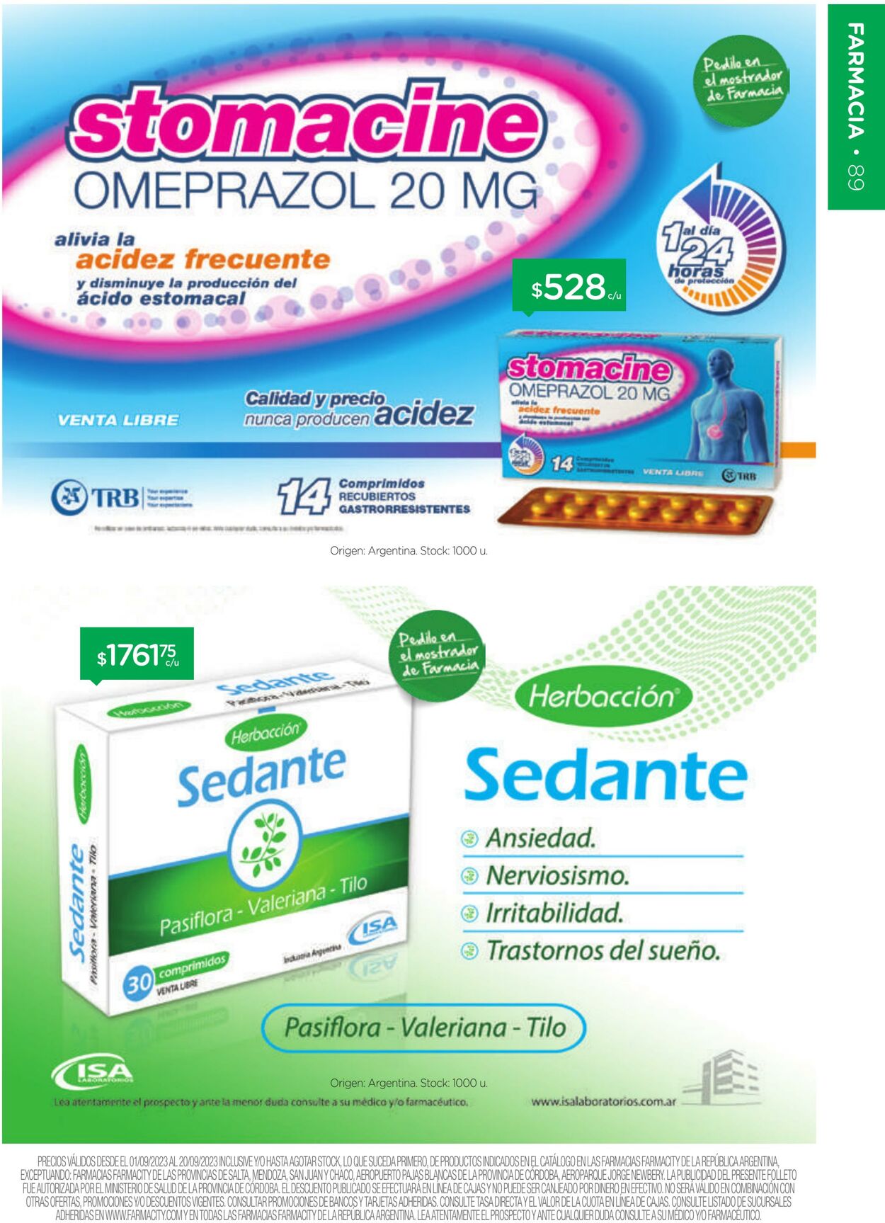 Folleto Farmacity 01.09.2023 - 30.09.2023