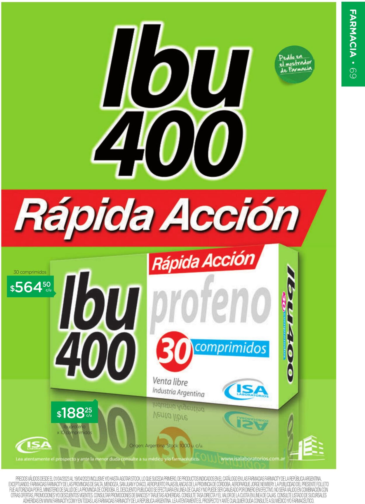 Folleto Farmacity 01.04.2023 - 19.04.2023