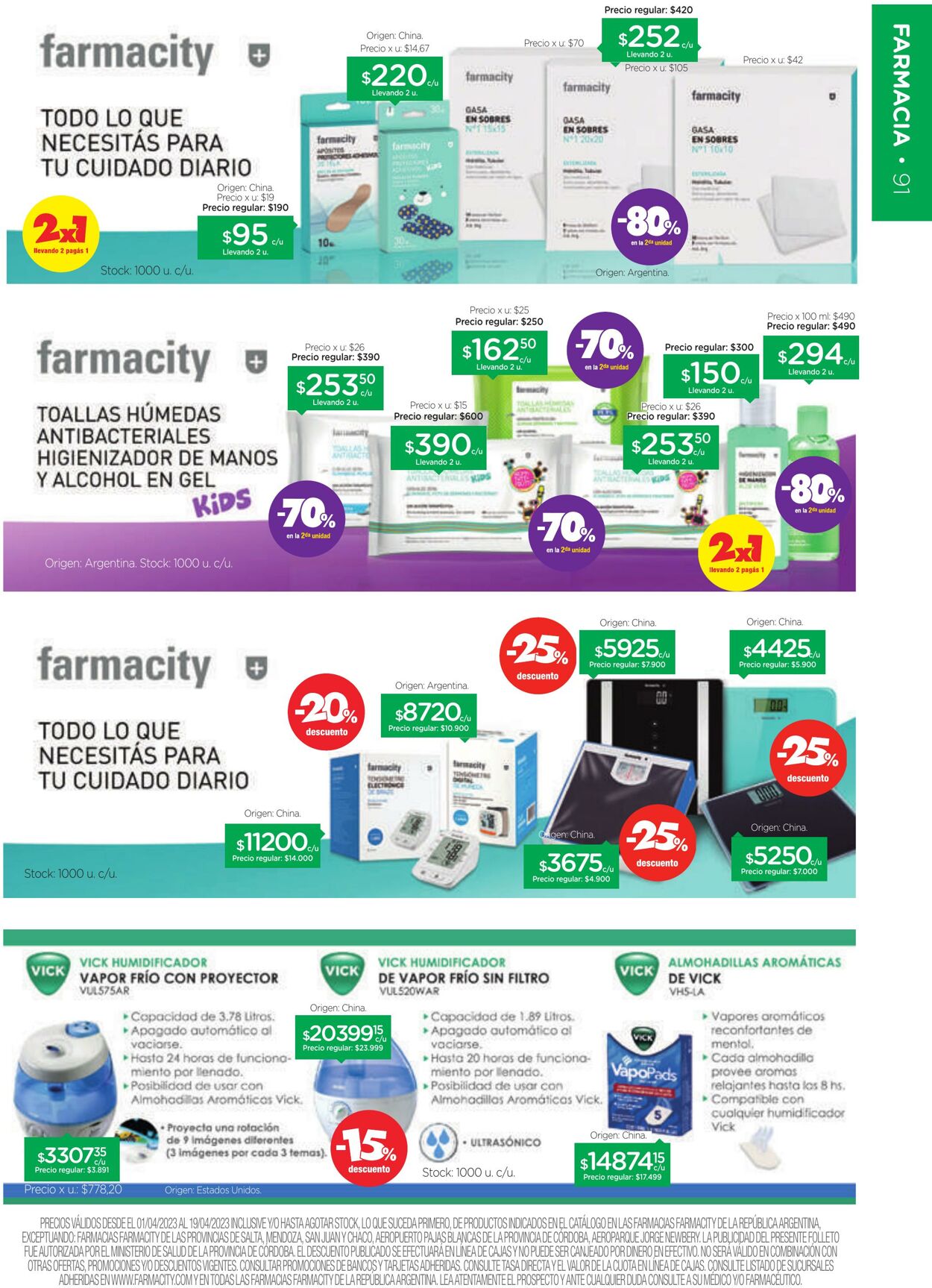 Folleto Farmacity 01.04.2023 - 19.04.2023