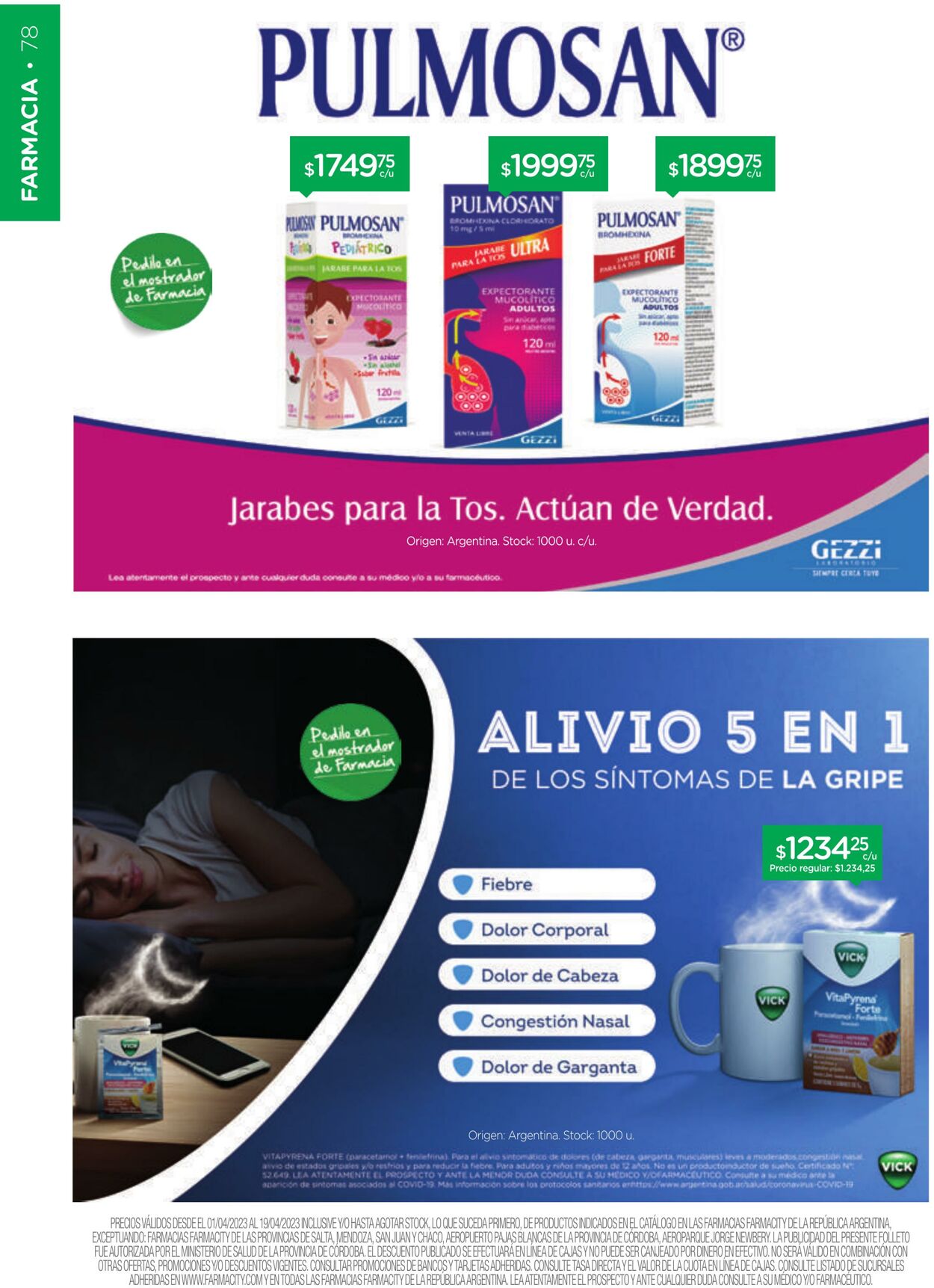 Folleto Farmacity 01.04.2023 - 19.04.2023