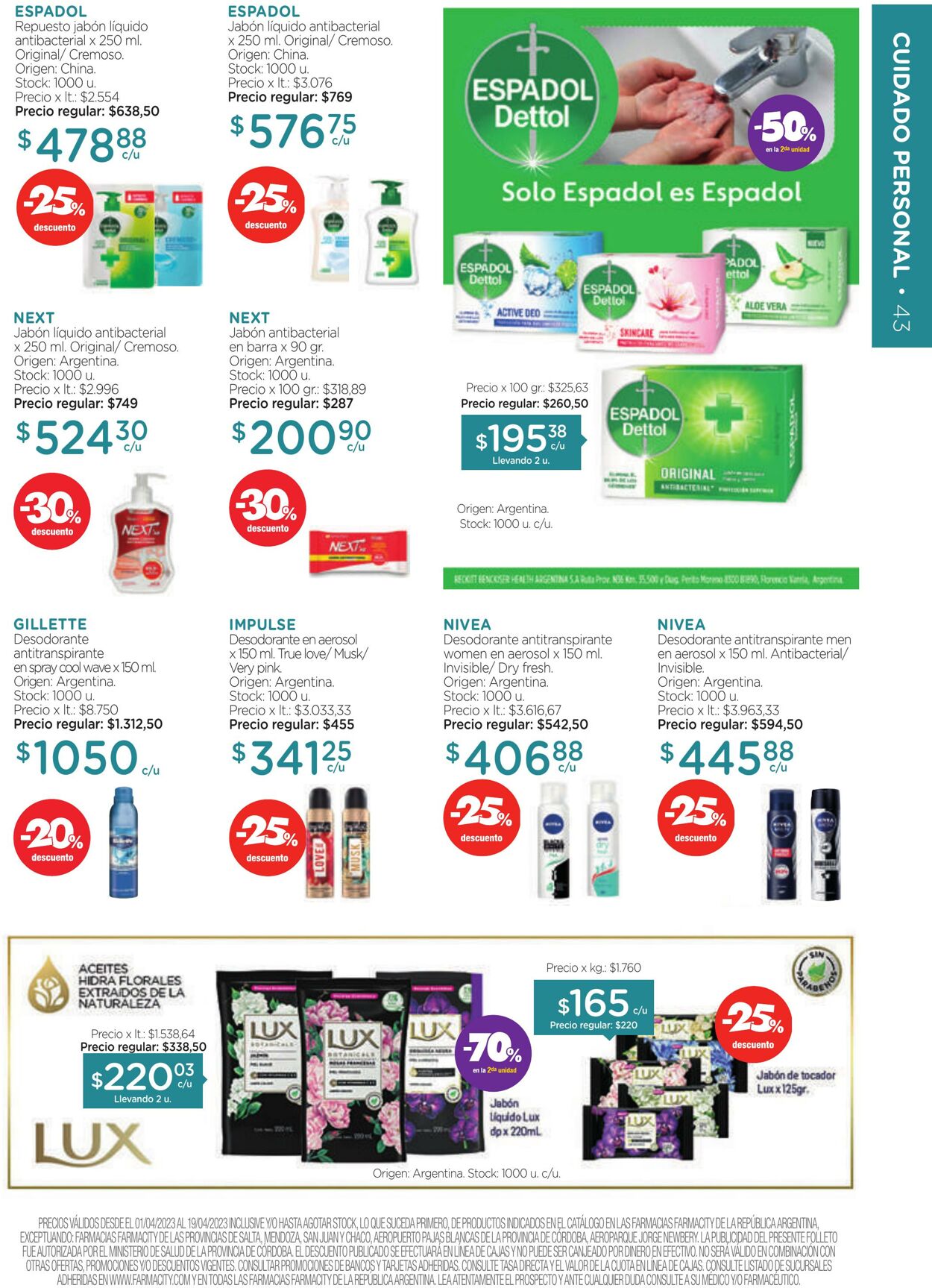 Folleto Farmacity 01.04.2023 - 19.04.2023