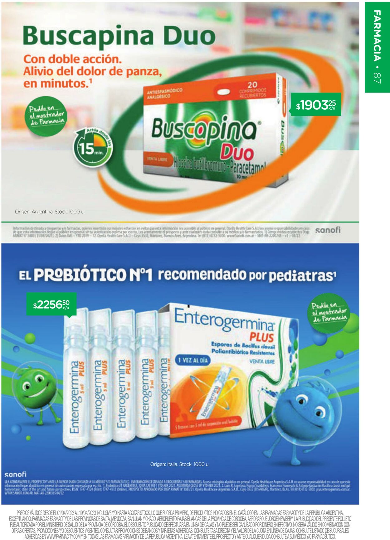 Folleto Farmacity 01.04.2023 - 19.04.2023