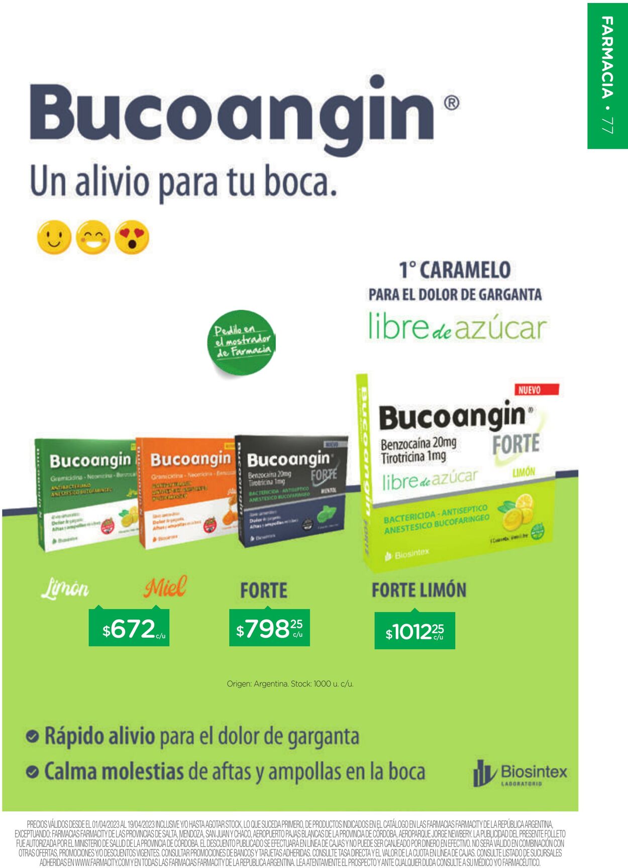 Folleto Farmacity 01.04.2023 - 19.04.2023