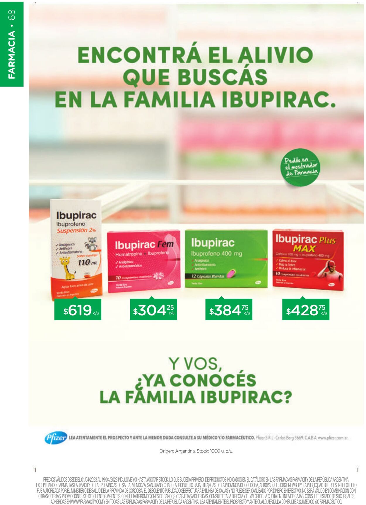 Folleto Farmacity 01.04.2023 - 19.04.2023