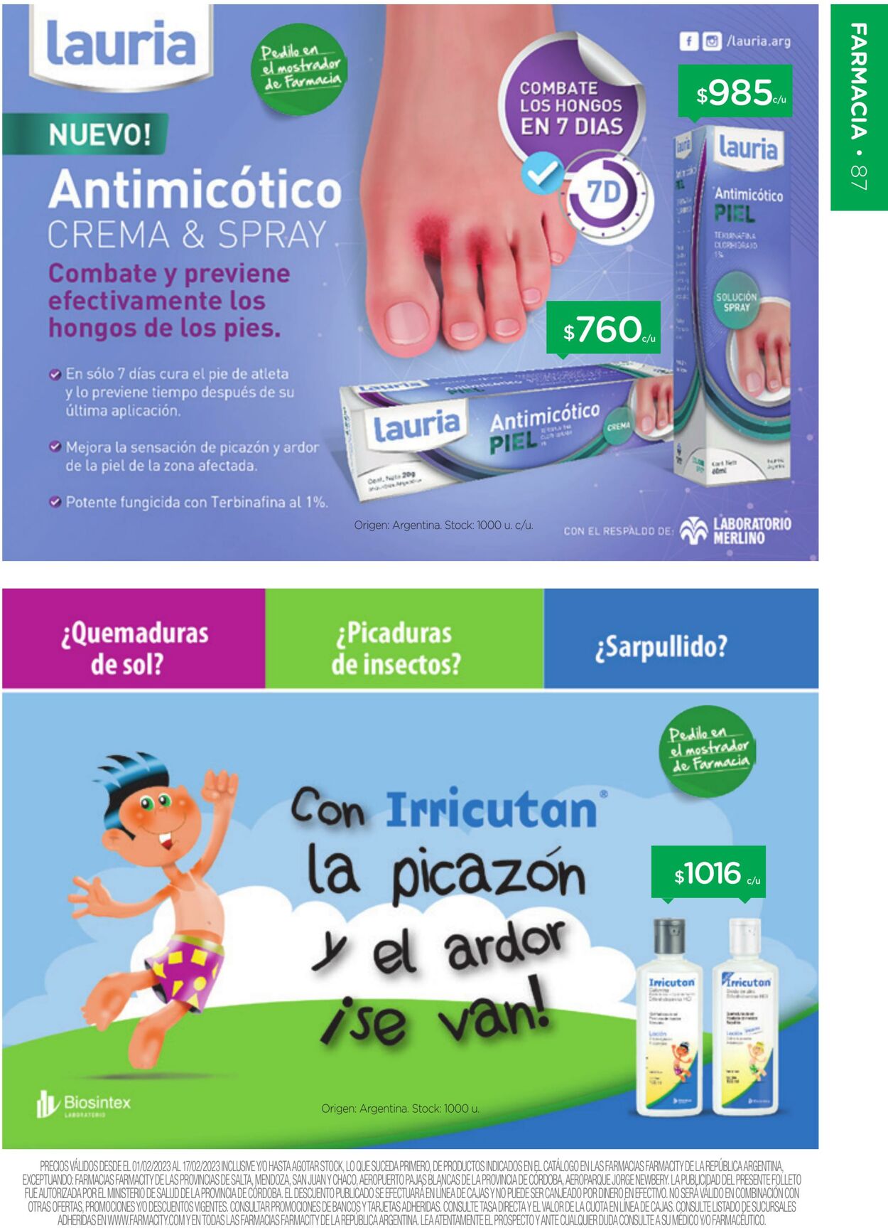 Folleto Farmacity 01.02.2023 - 17.02.2023