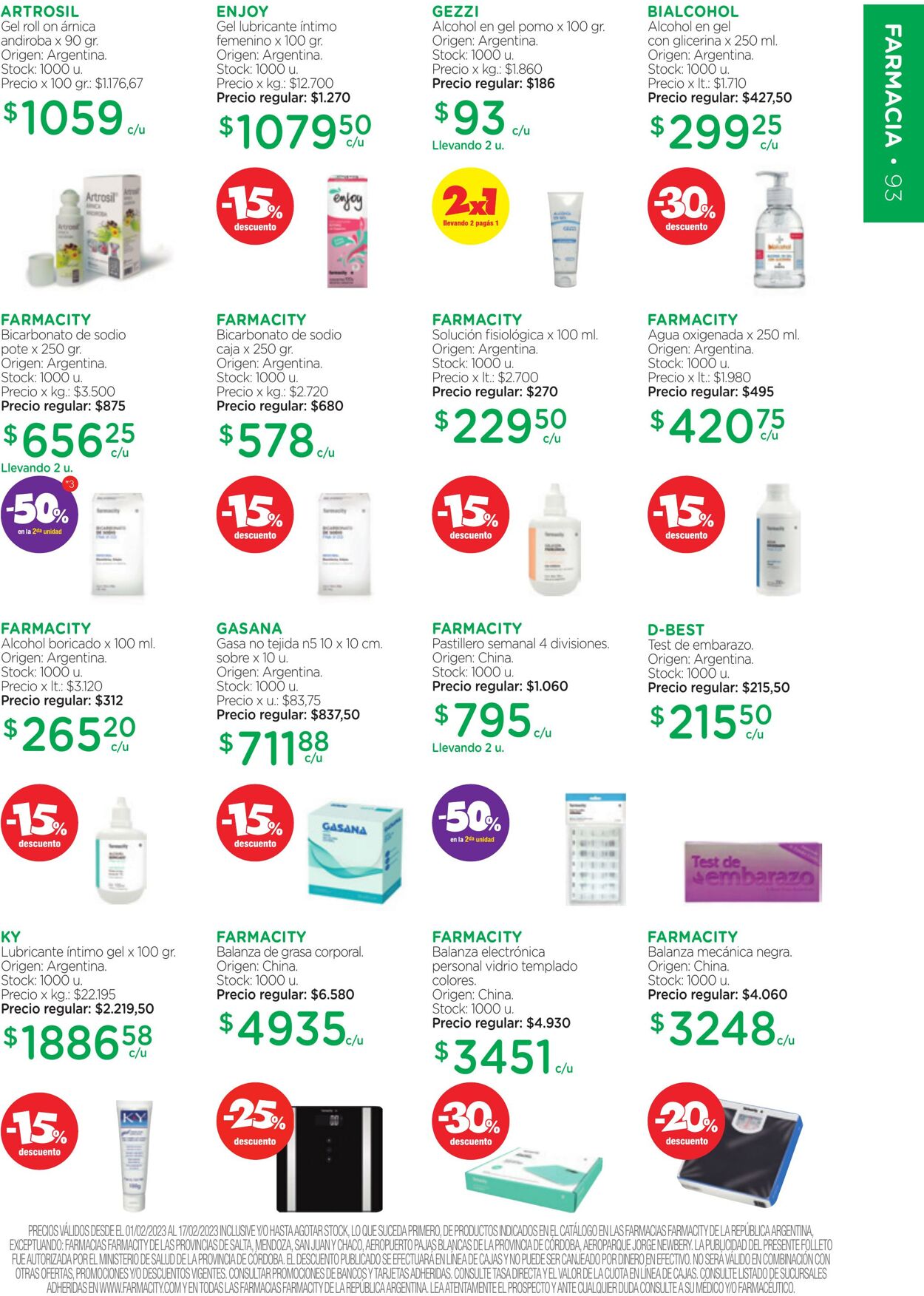 Folleto Farmacity 01.02.2023 - 17.02.2023