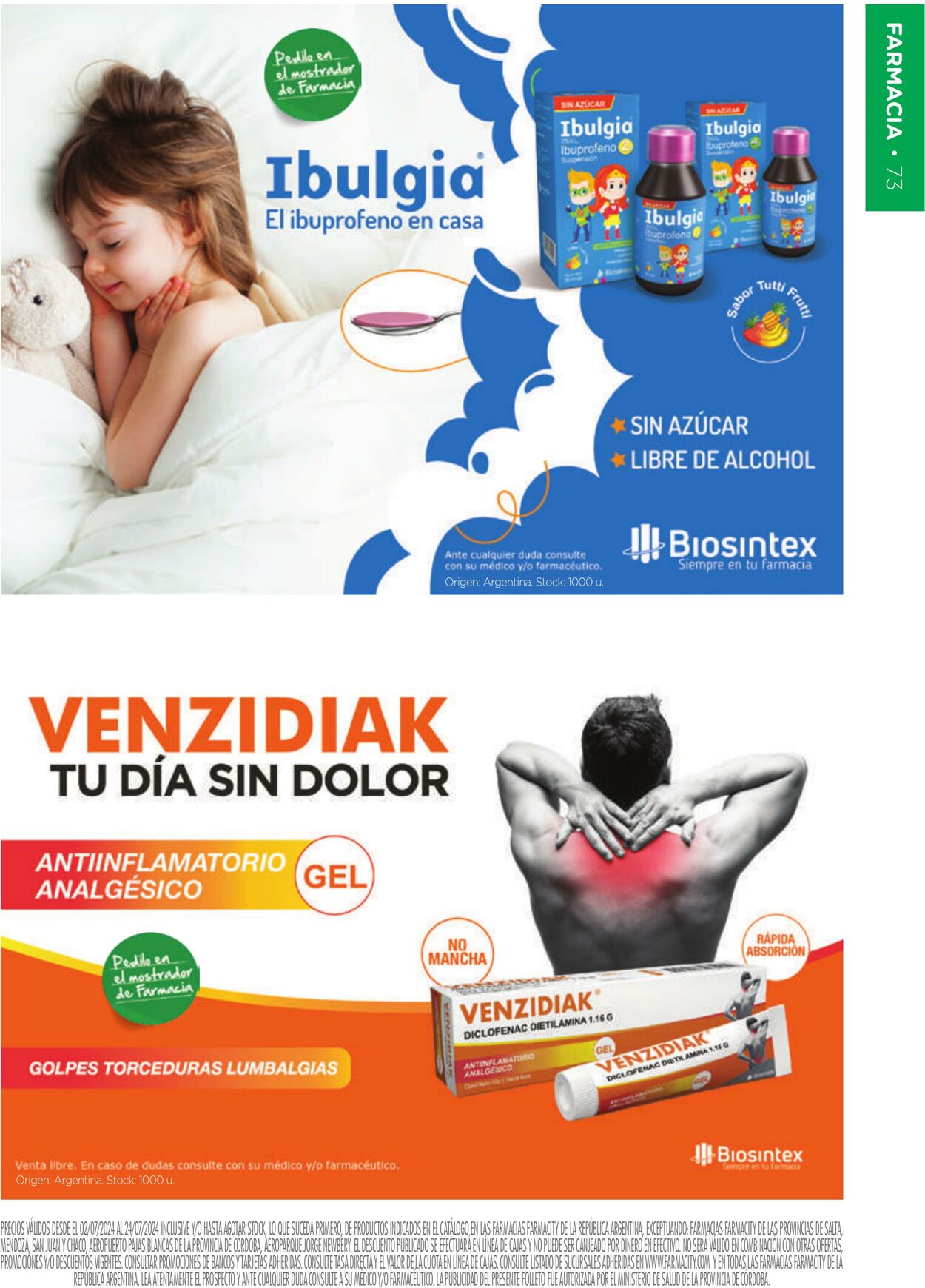 Folleto Farmacity 01.07.2024 - 31.07.2024