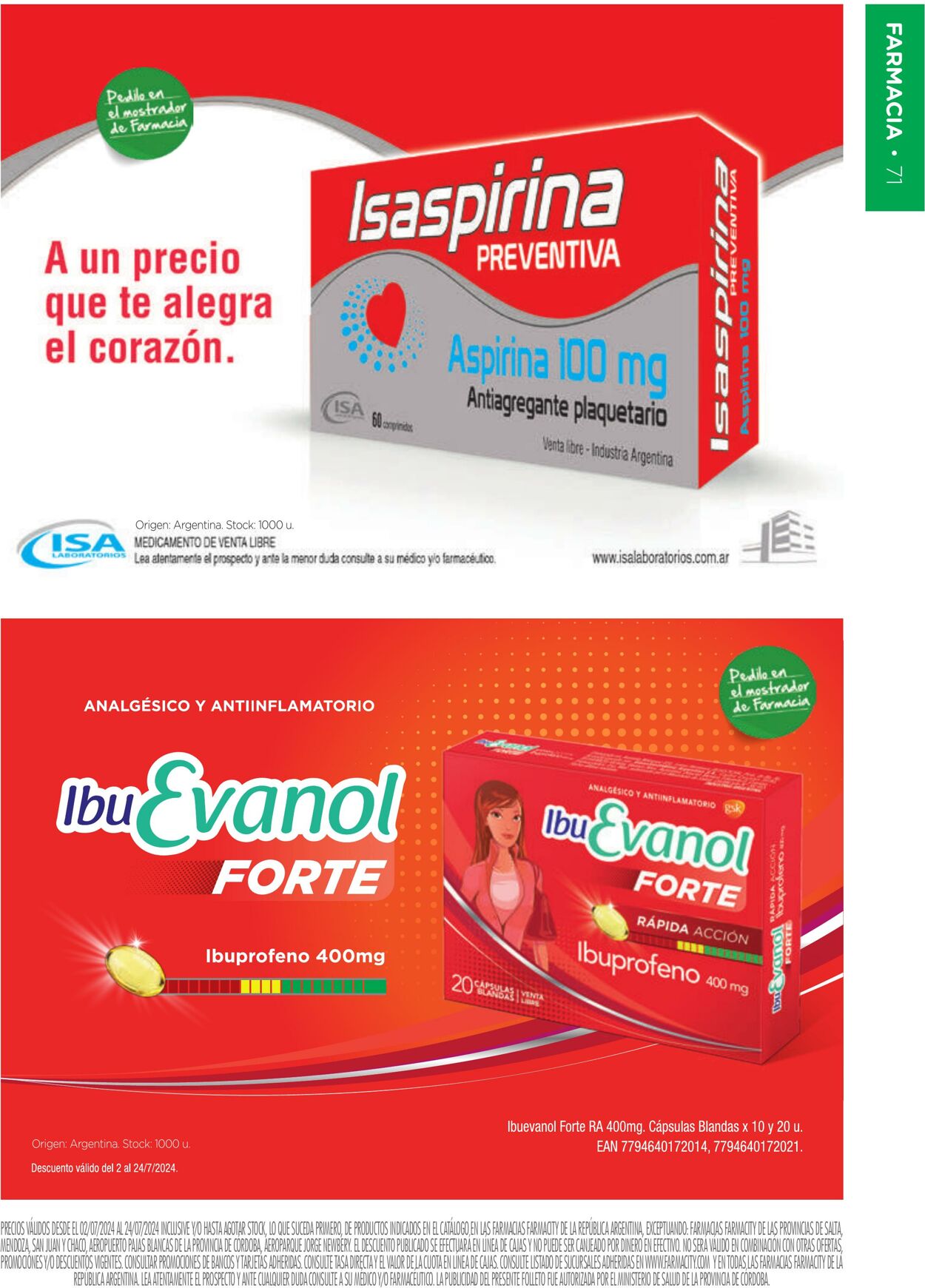 Folleto Farmacity 01.07.2024 - 31.07.2024