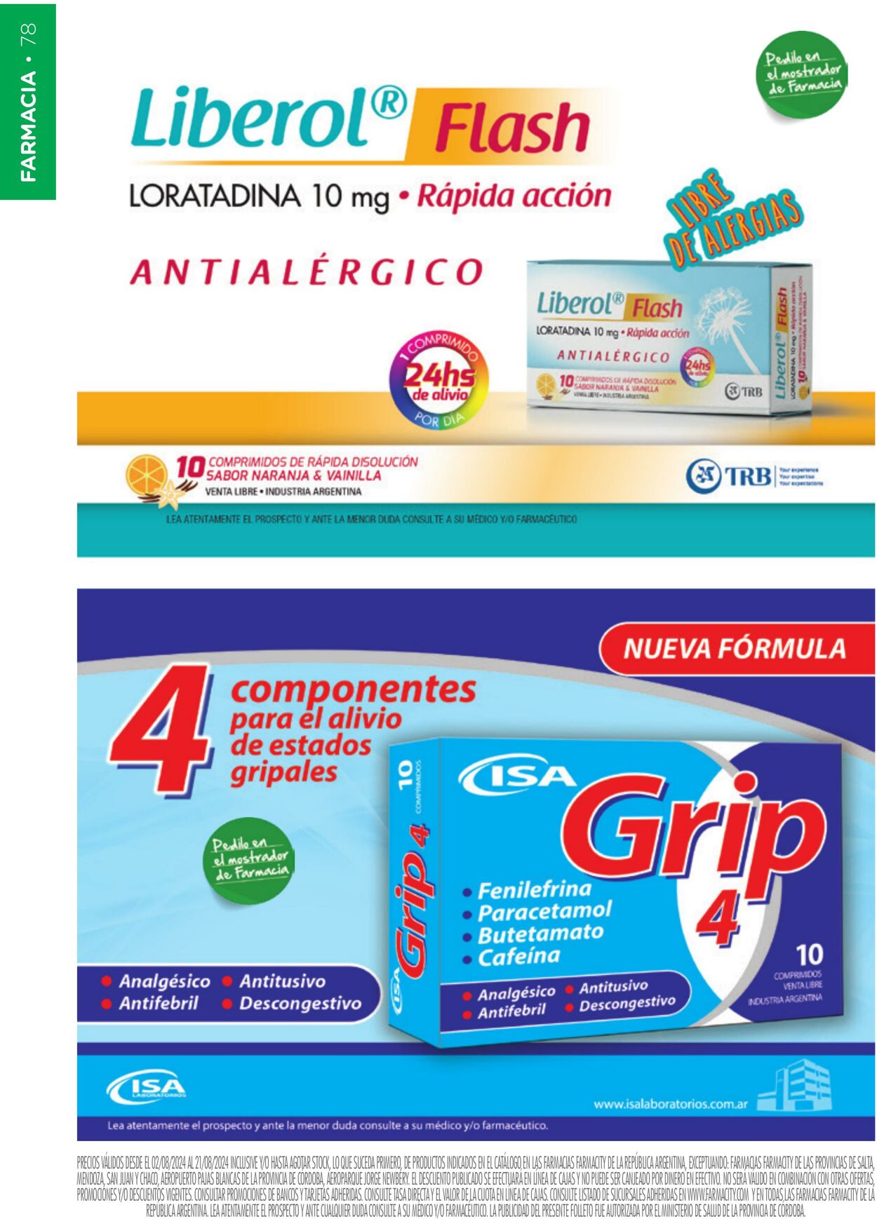 Folleto Farmacity 01.08.2024 - 31.08.2024