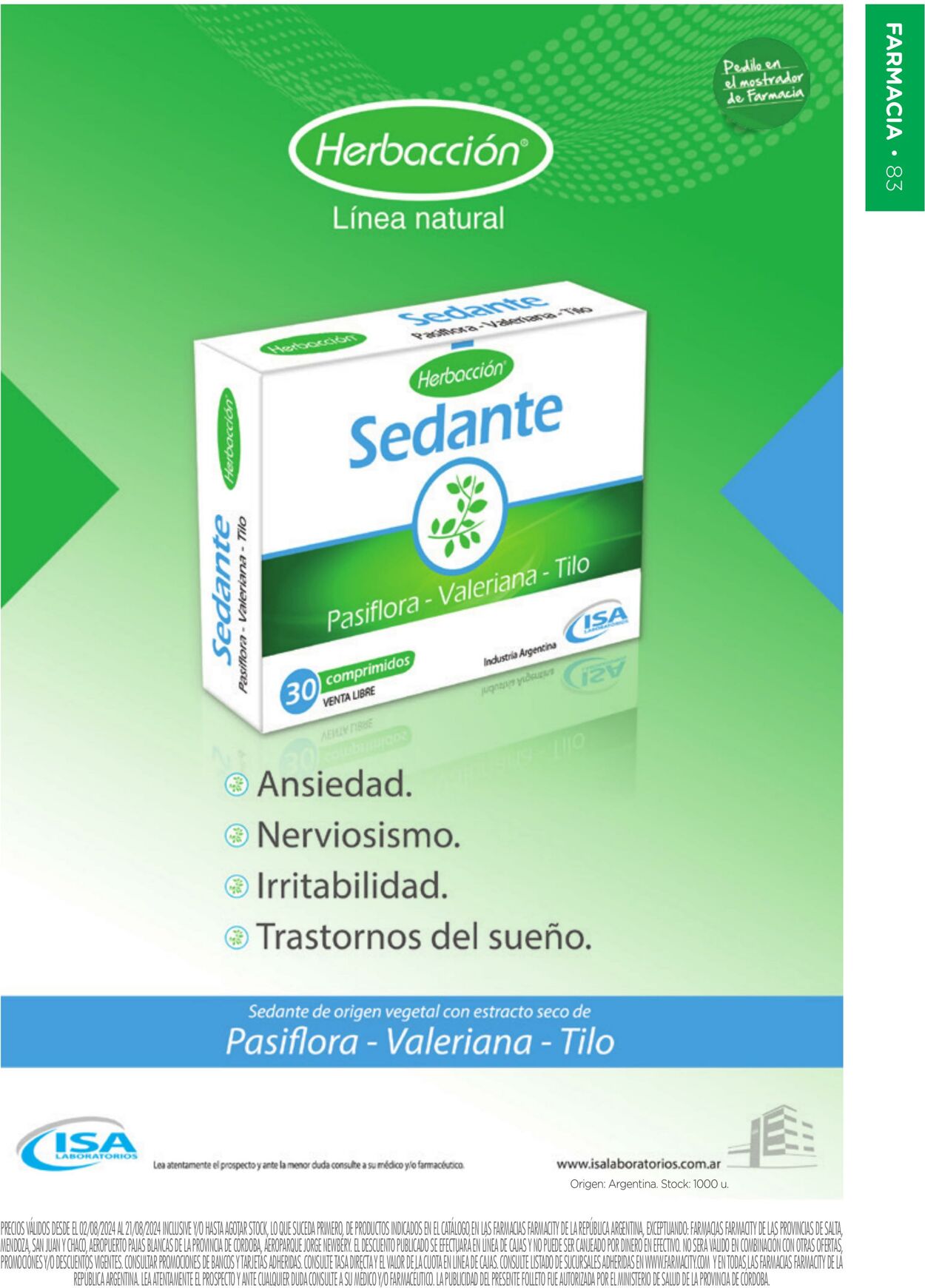 Folleto Farmacity 01.08.2024 - 31.08.2024