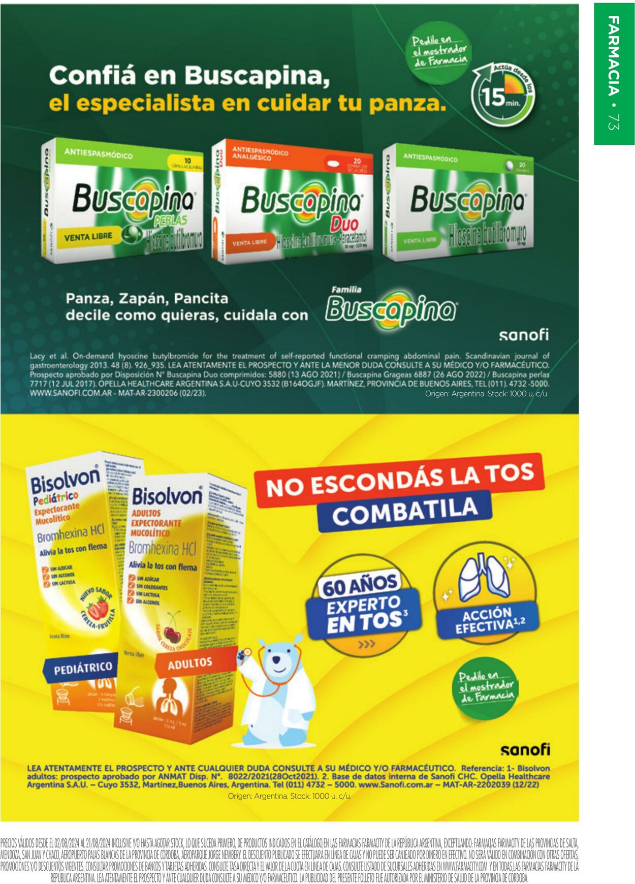 Folleto Farmacity 01.08.2024 - 31.08.2024