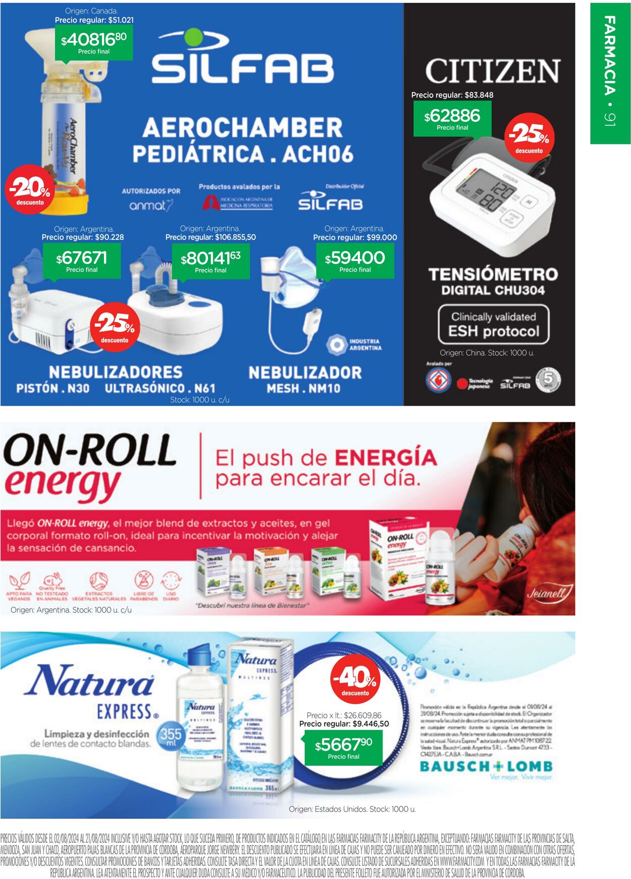 Folleto Farmacity 01.08.2024 - 31.08.2024