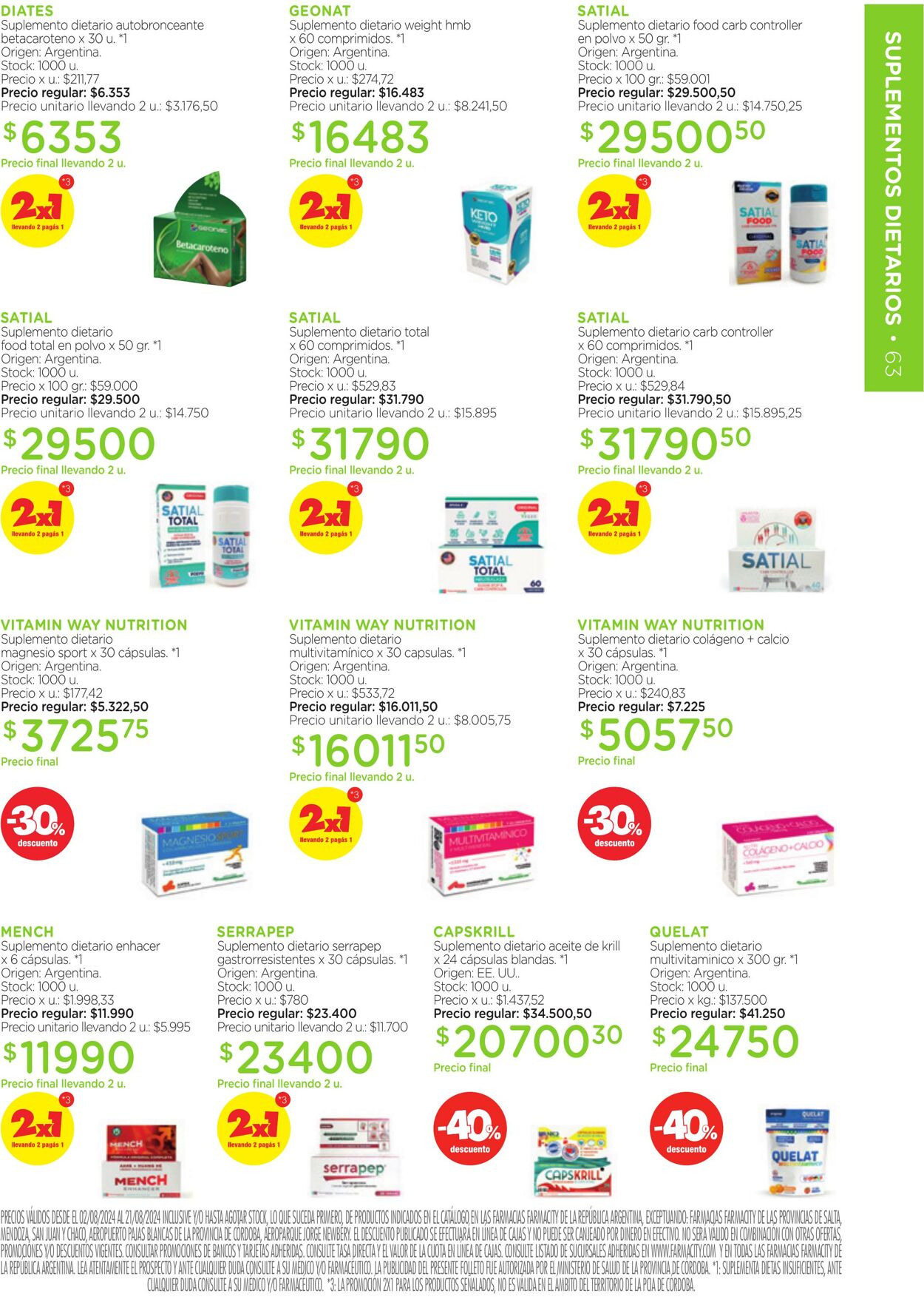 Folleto Farmacity 01.08.2024 - 31.08.2024