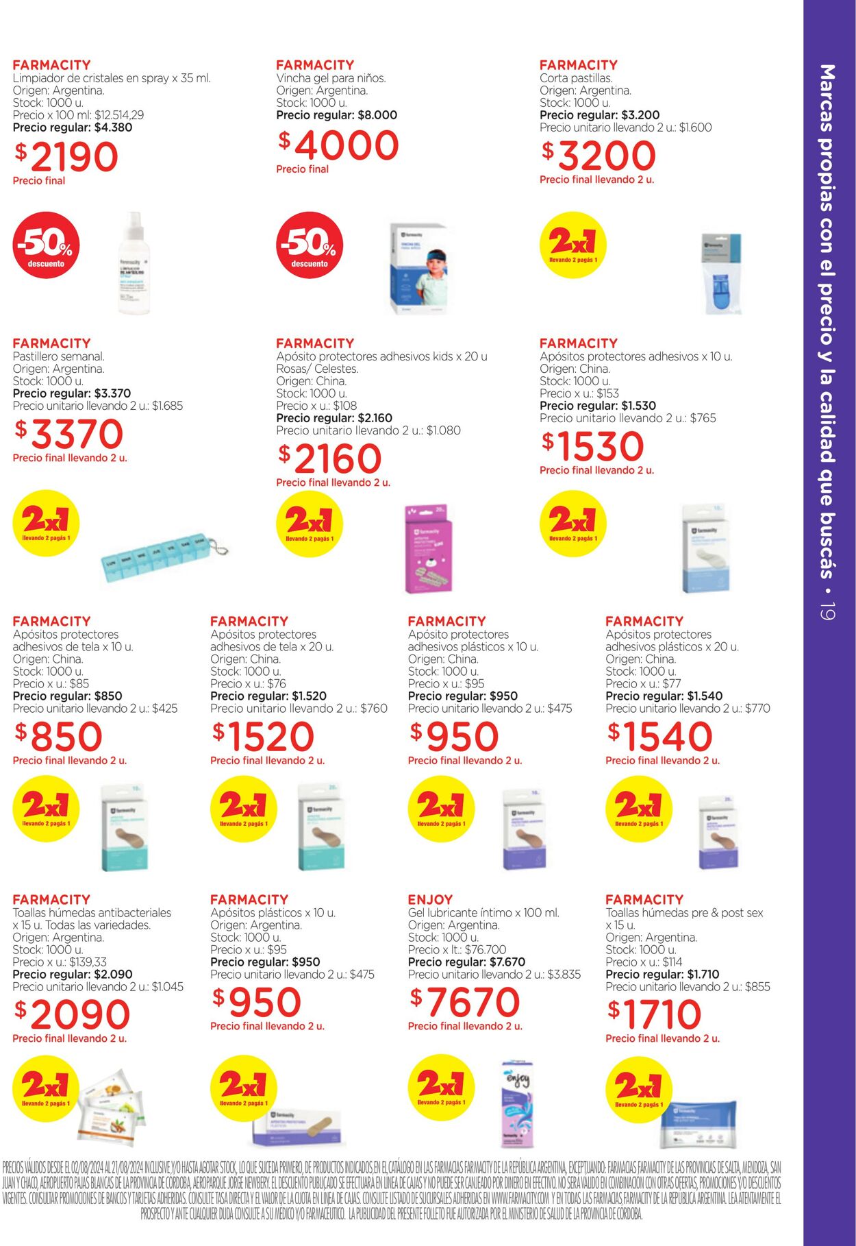 Folleto Farmacity 01.08.2024 - 31.08.2024