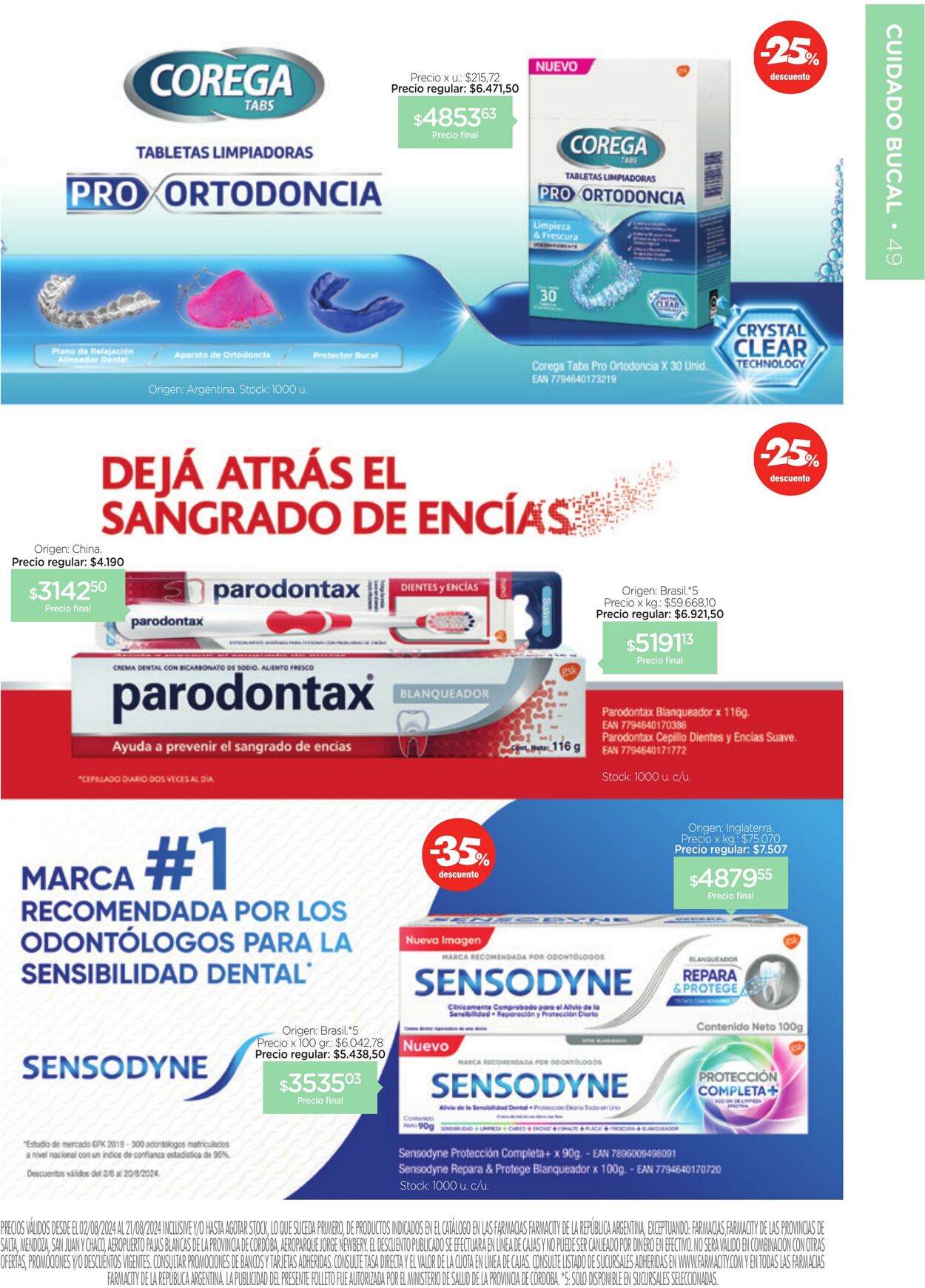 Folleto Farmacity 01.08.2024 - 31.08.2024