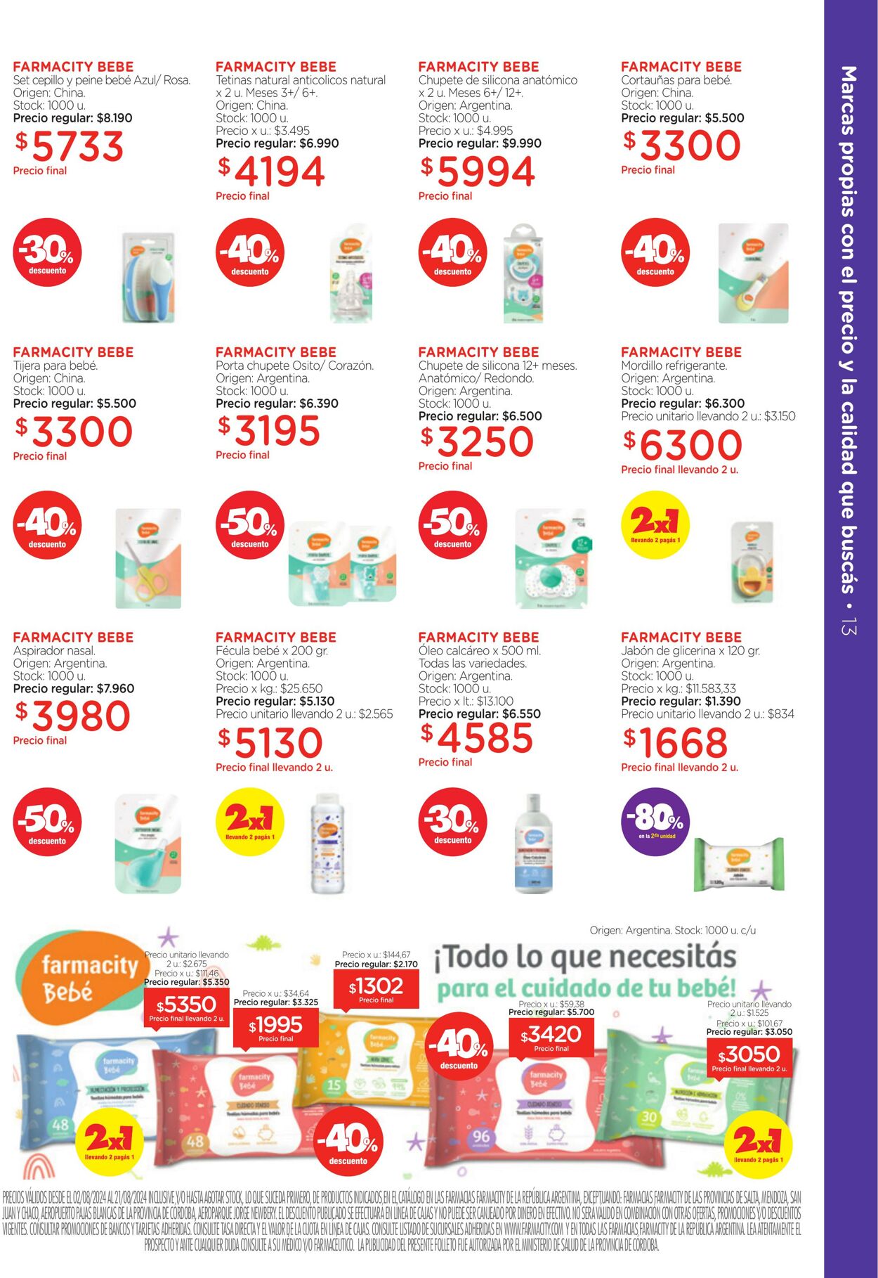 Folleto Farmacity 01.08.2024 - 31.08.2024