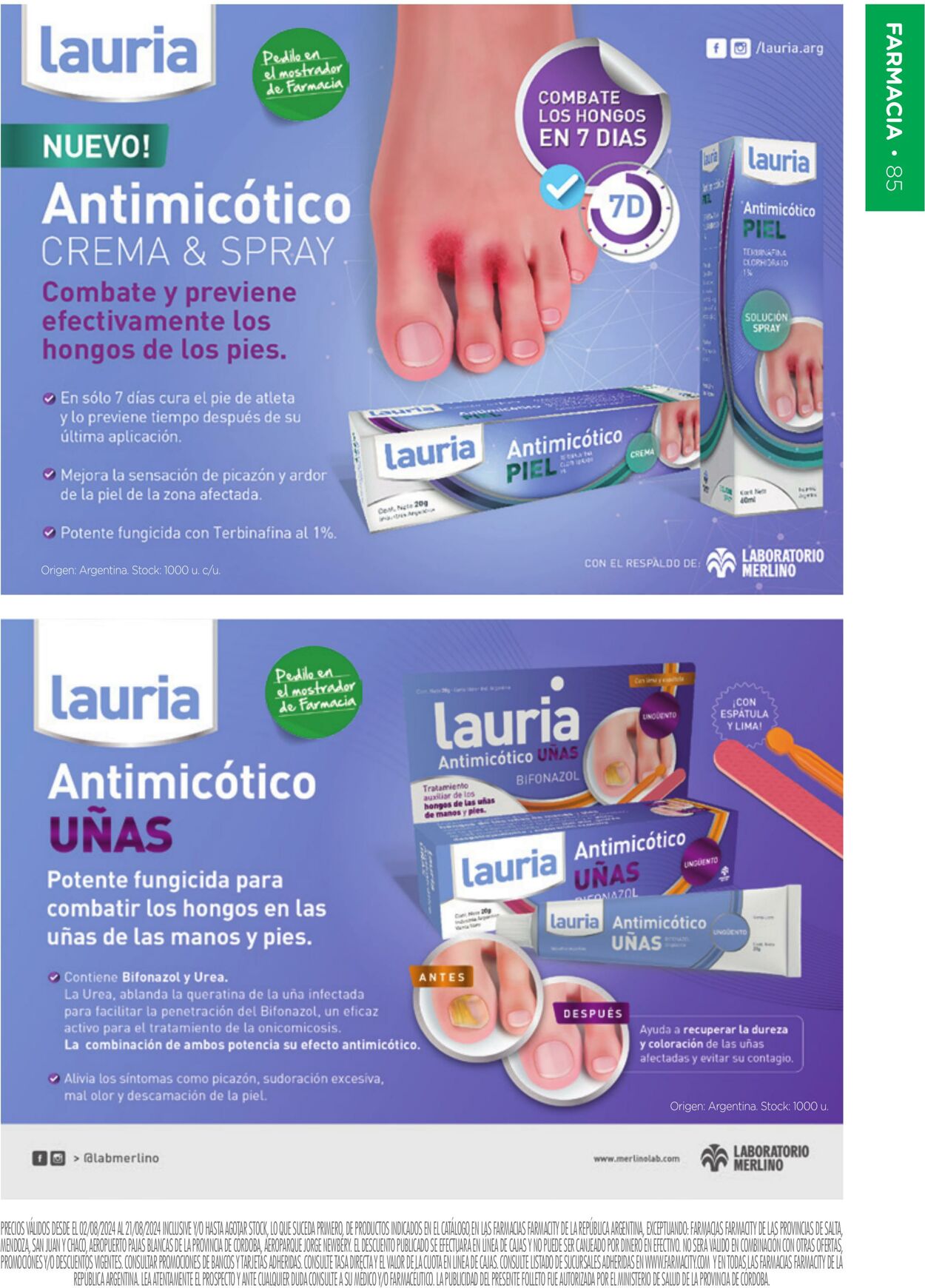 Folleto Farmacity 01.08.2024 - 31.08.2024