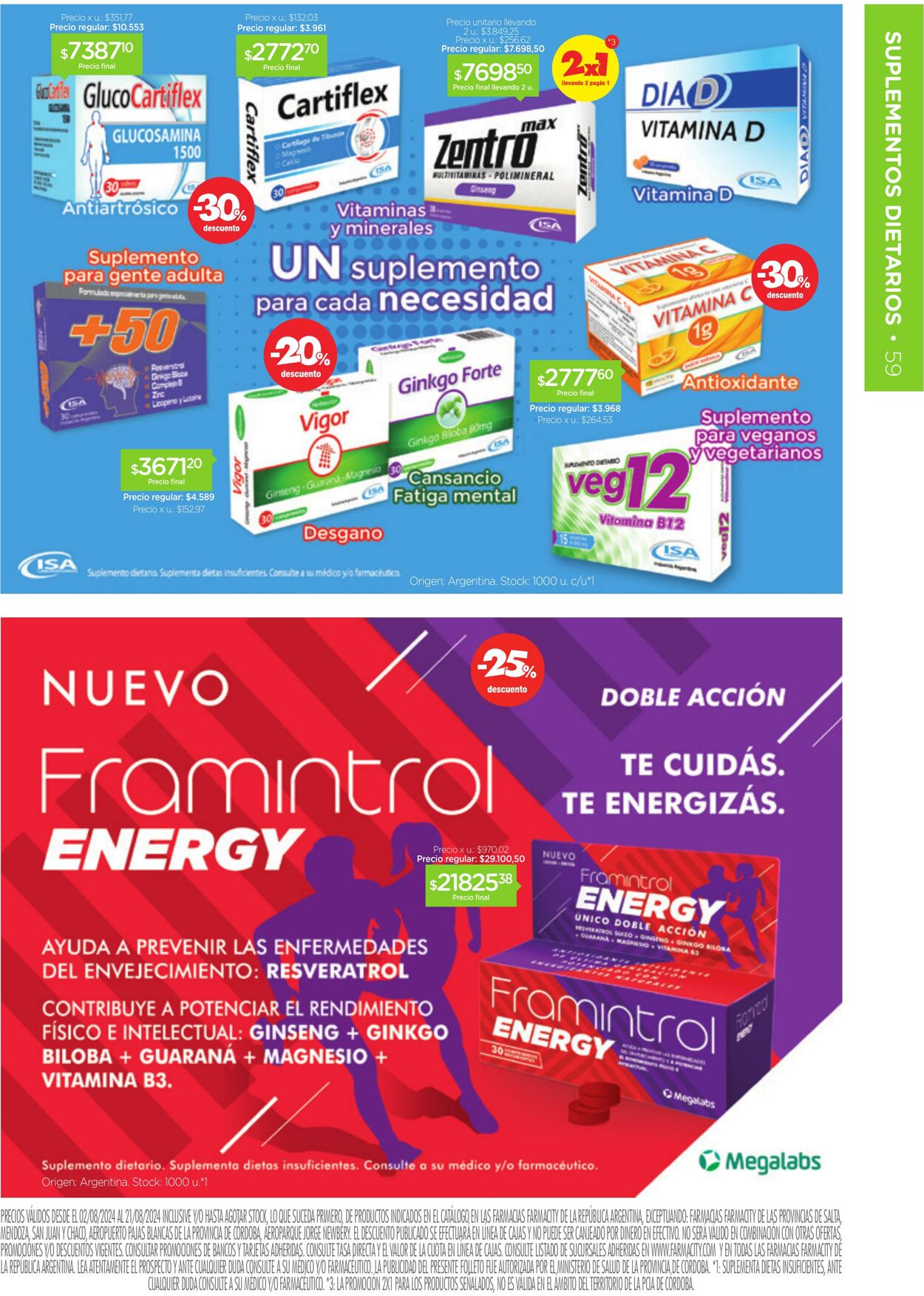 Folleto Farmacity 01.08.2024 - 31.08.2024