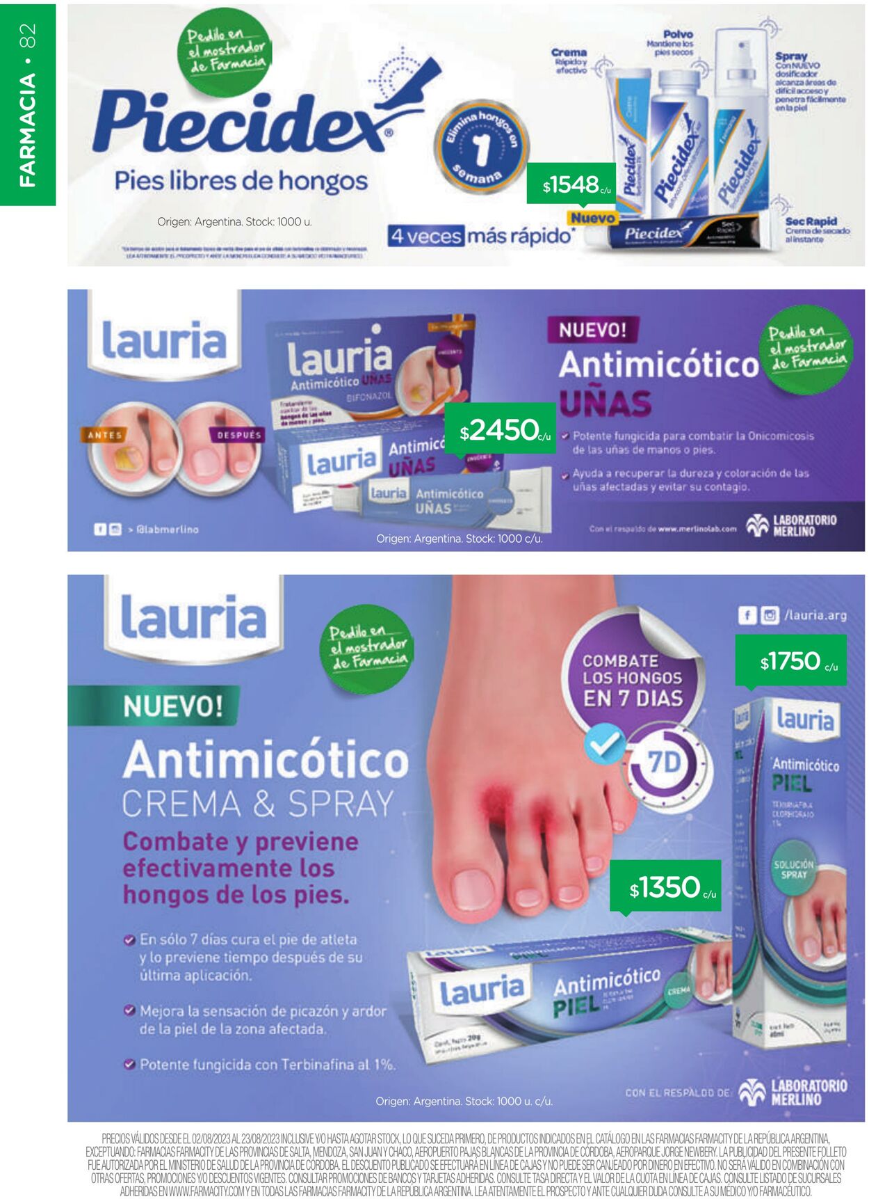 Folleto Farmacity 01.08.2023 - 31.08.2023