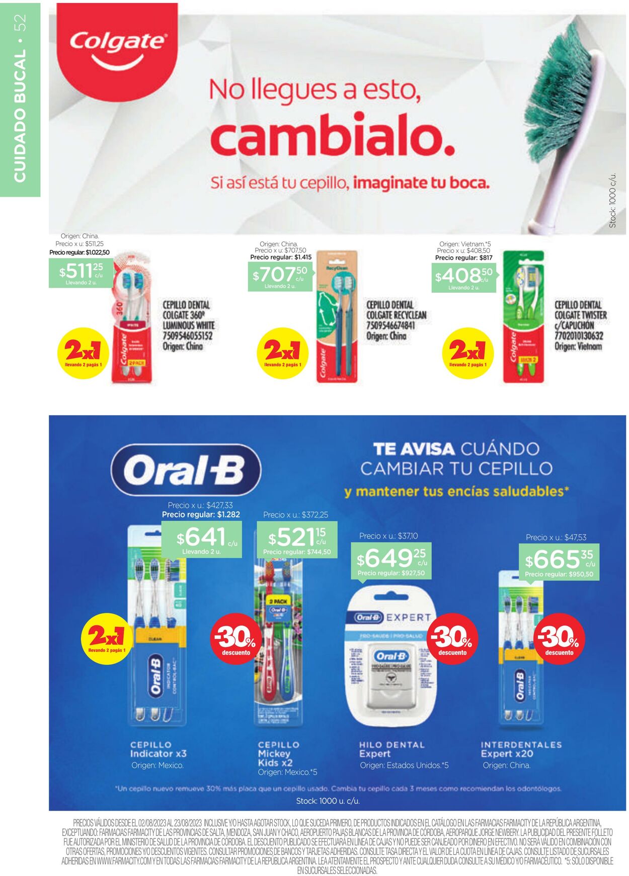 Folleto Farmacity 01.08.2023 - 31.08.2023