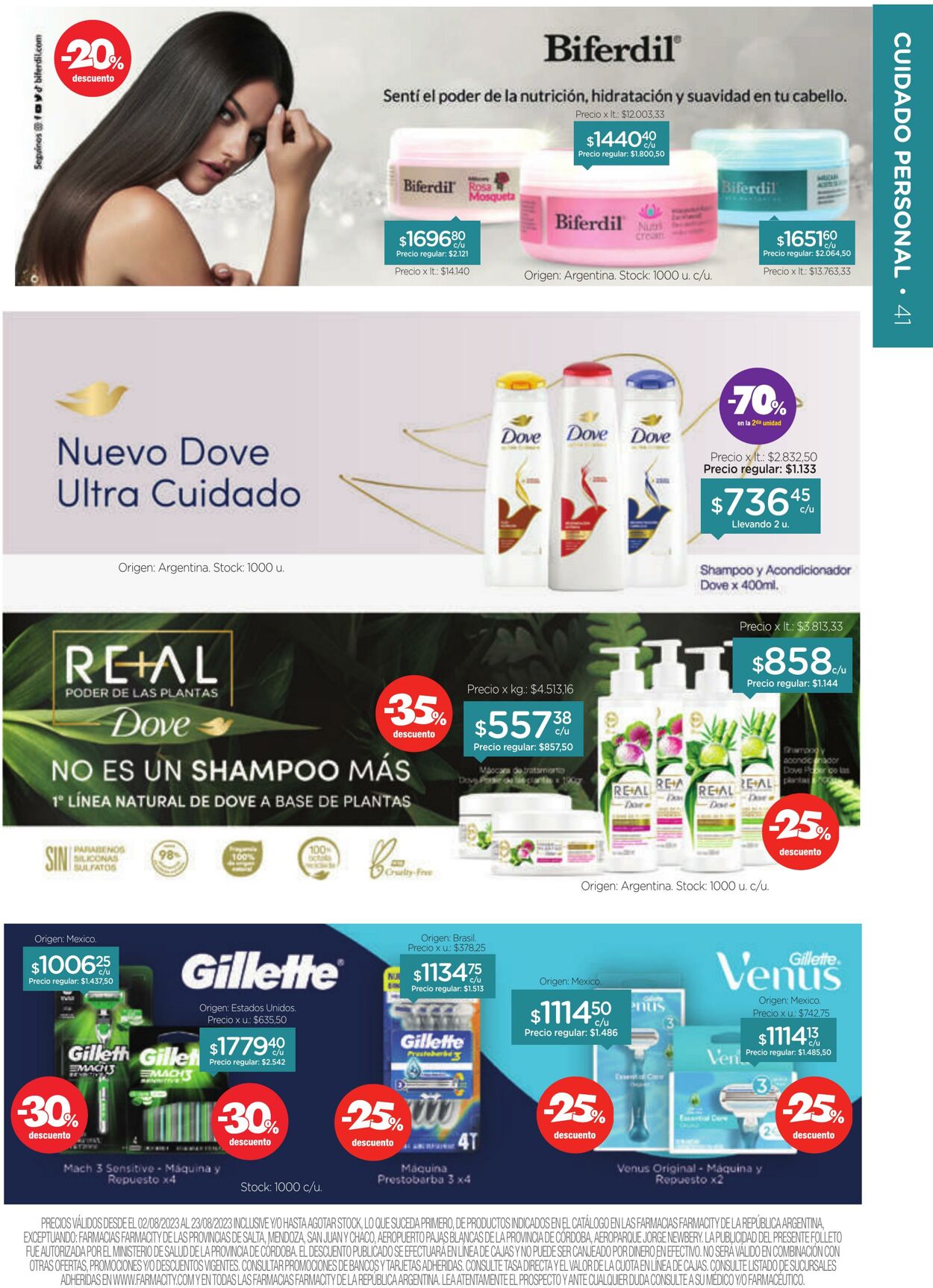 Folleto Farmacity 01.08.2023 - 31.08.2023