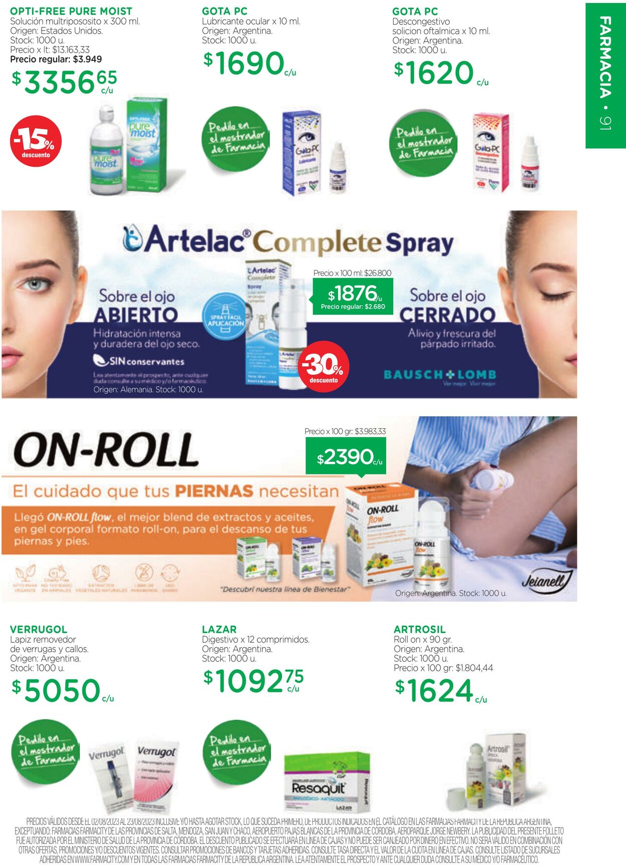 Folleto Farmacity 01.08.2023 - 31.08.2023