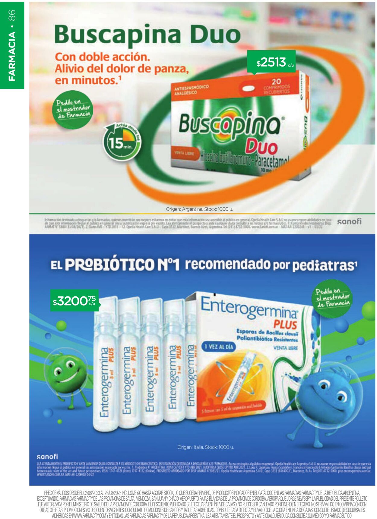 Folleto Farmacity 01.08.2023 - 31.08.2023