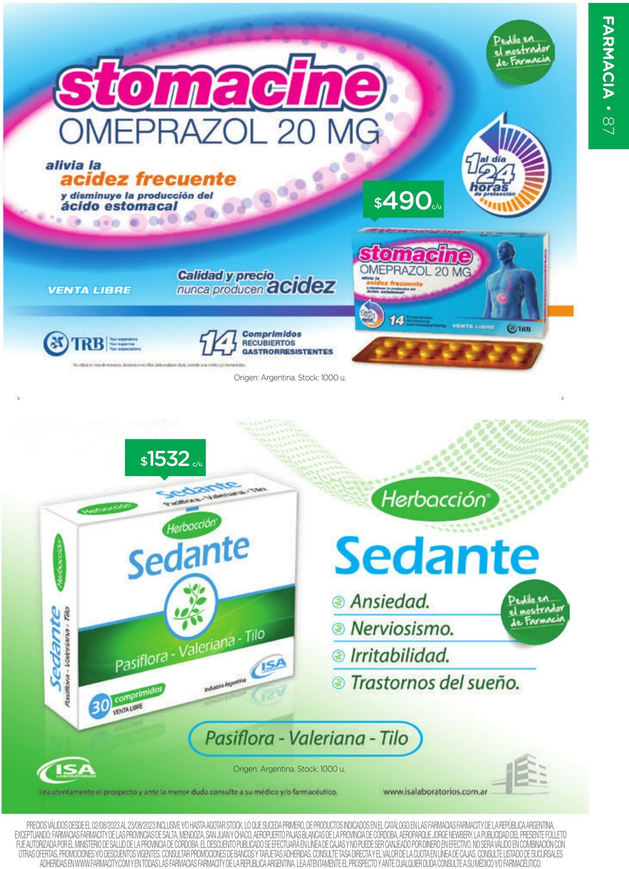 Folleto Farmacity 01.08.2023 - 31.08.2023