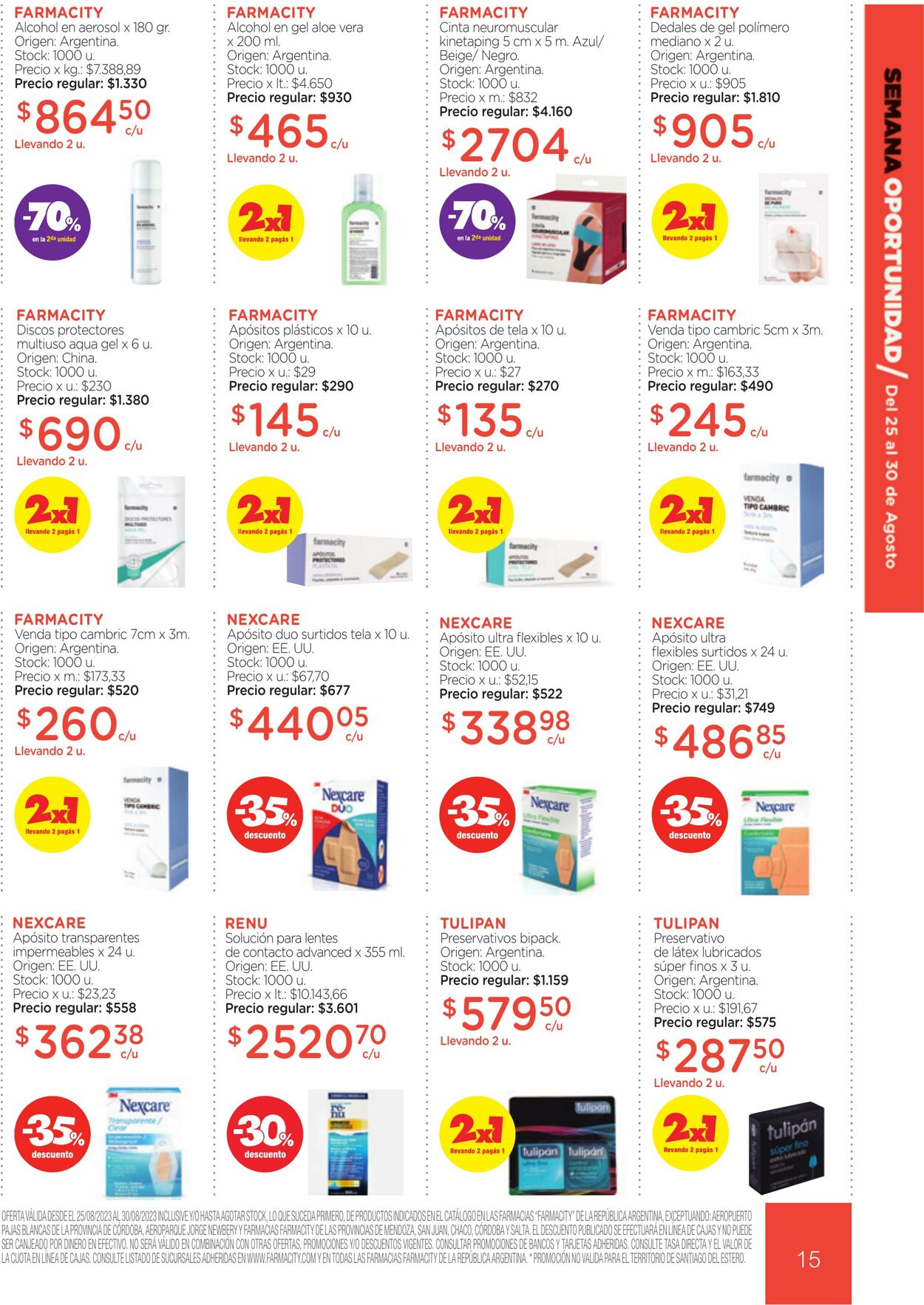 Folleto Farmacity 01.08.2023 - 31.08.2023