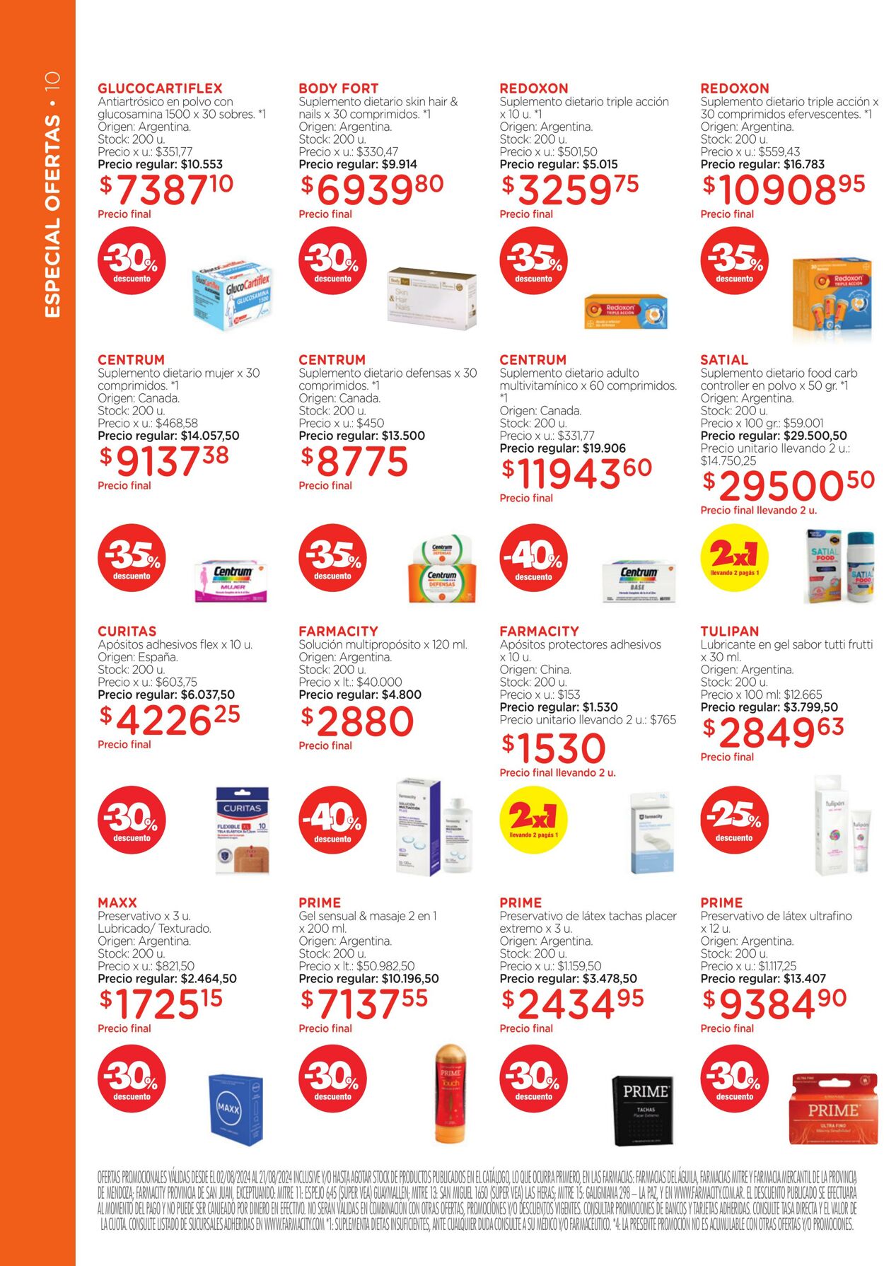 Folleto Farmacity 01.08.2024 - 31.08.2024